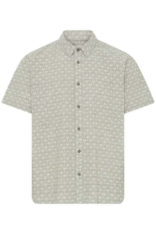 Bhaban Shirt Print (Dusty Oliv)