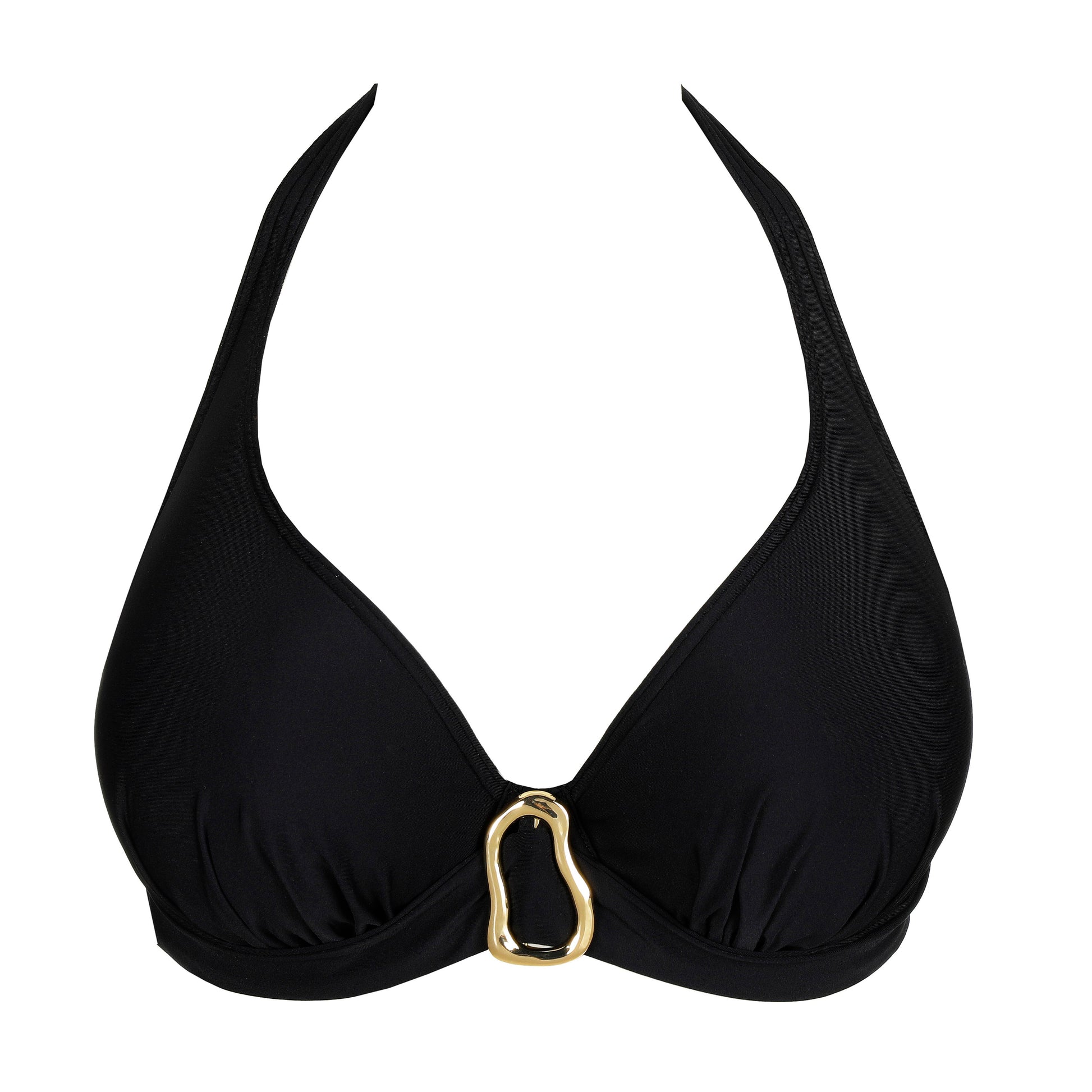 UVITA schwarz Unterlegtes Bikini-Top tief. (Zwa)