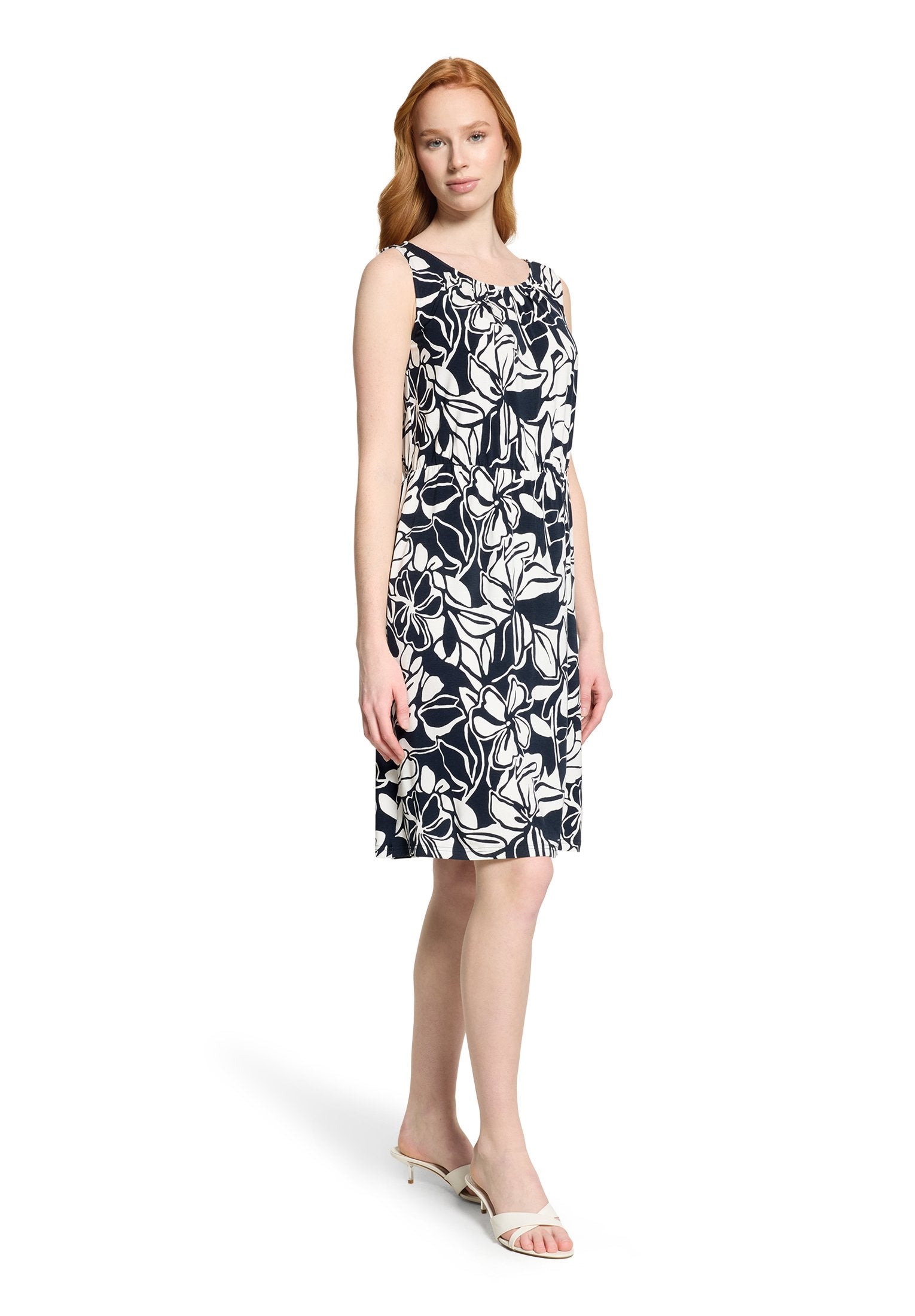 Sommerkleid (Dark Blue/cream)