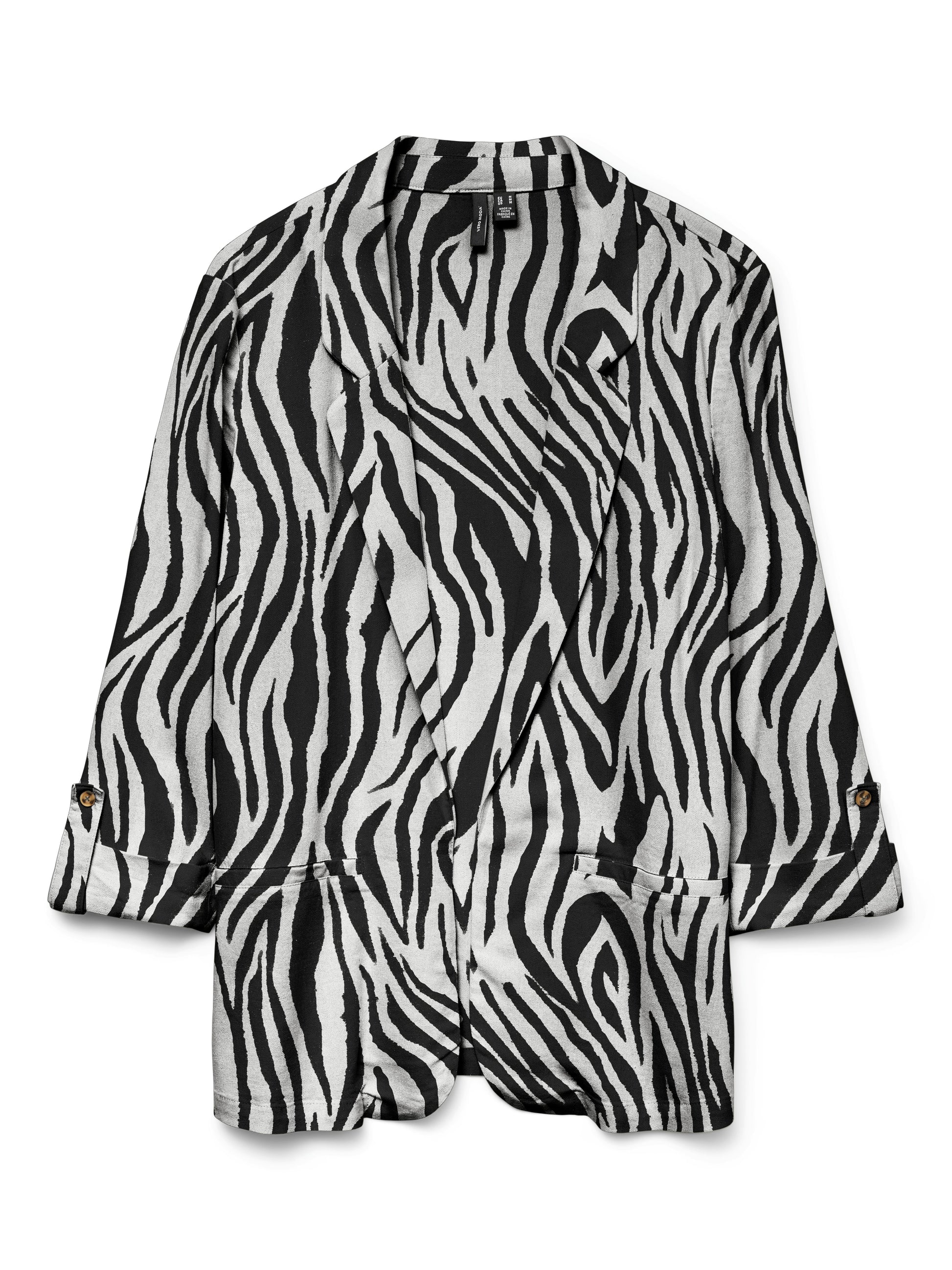 Vmjesmilo 3/4 Loose Blazer Wvn Noos (Silver Lin)