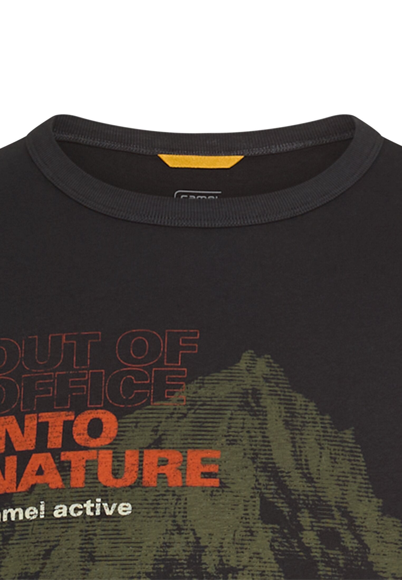 T-Shirt aus reiner Baumwolle (Asphalt)