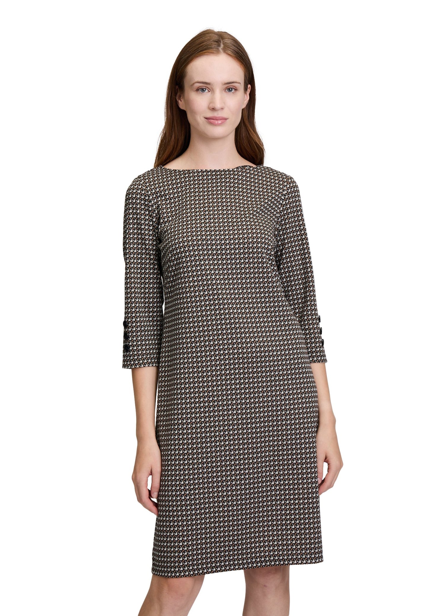 Etuikleid (Black/beige)