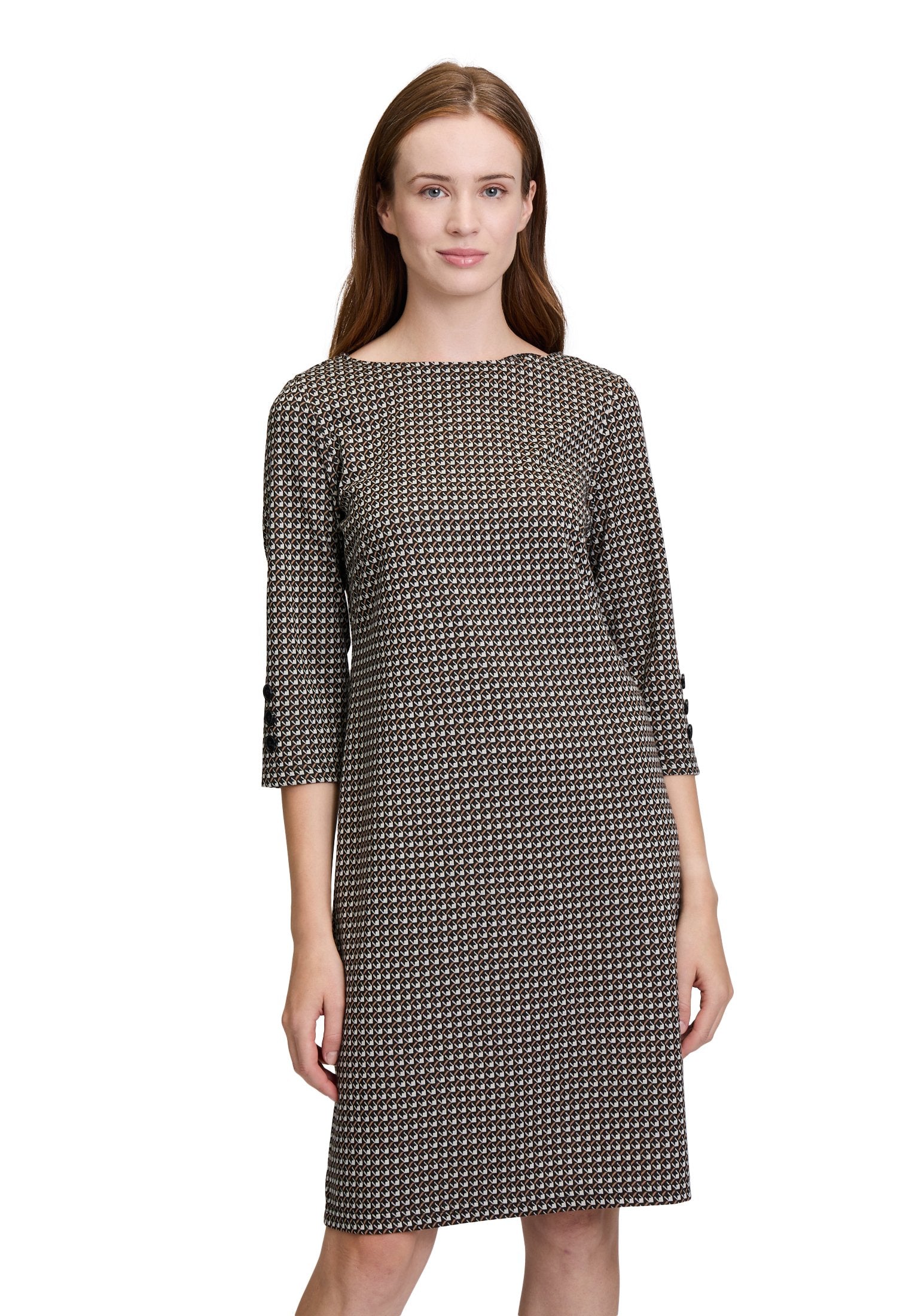 Etuikleid (Black/beige)