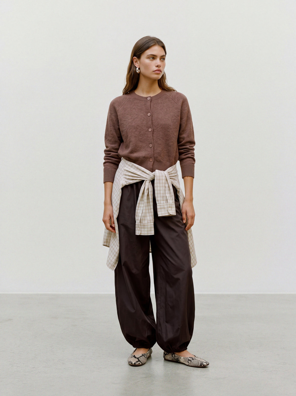 Vmsif Ls O-neck Cardigan Noos (Cocoa Brown)