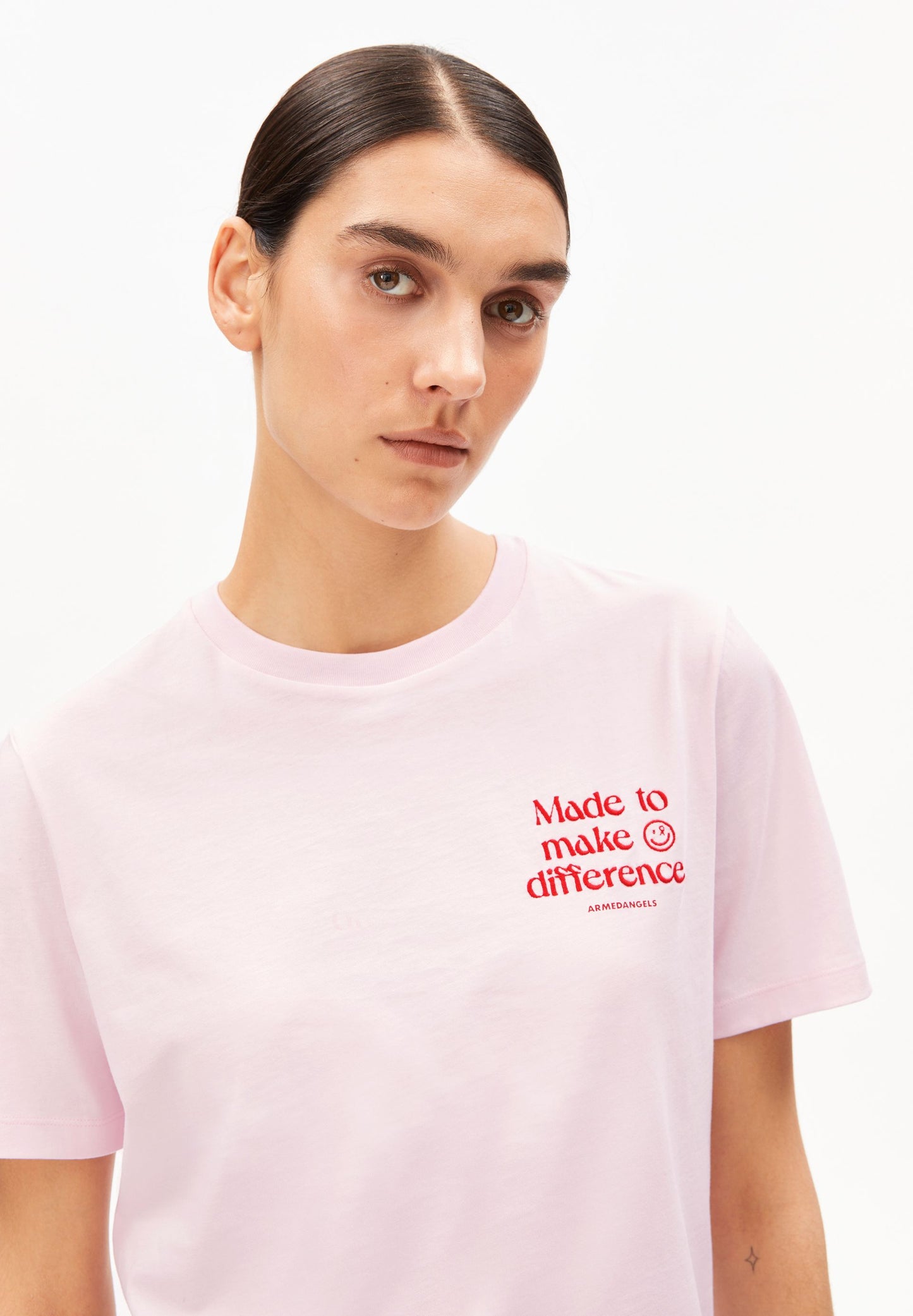 Lualaa Embro T-shirt (Pink Mist)