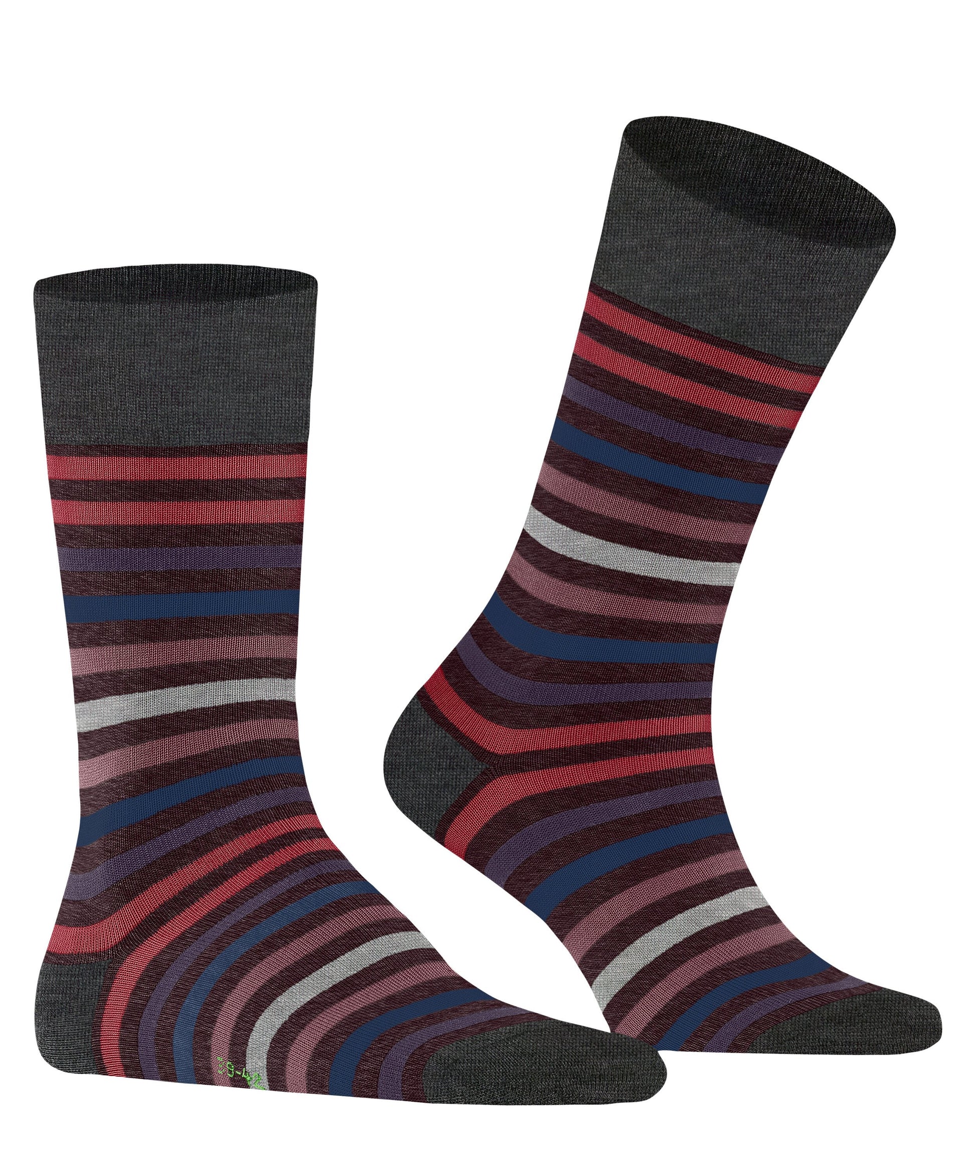 FALKE Tinted Stripe Herren (Barolo)