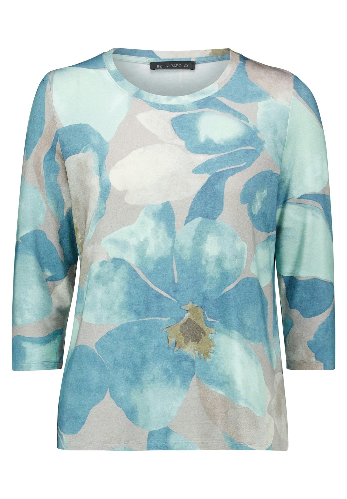 Printshirt (Petrol/grey)