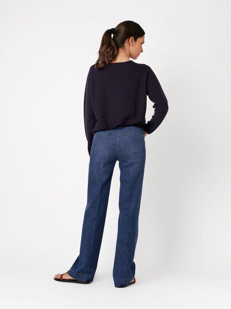 Jenny Wide Leg (Mid Blue Used)