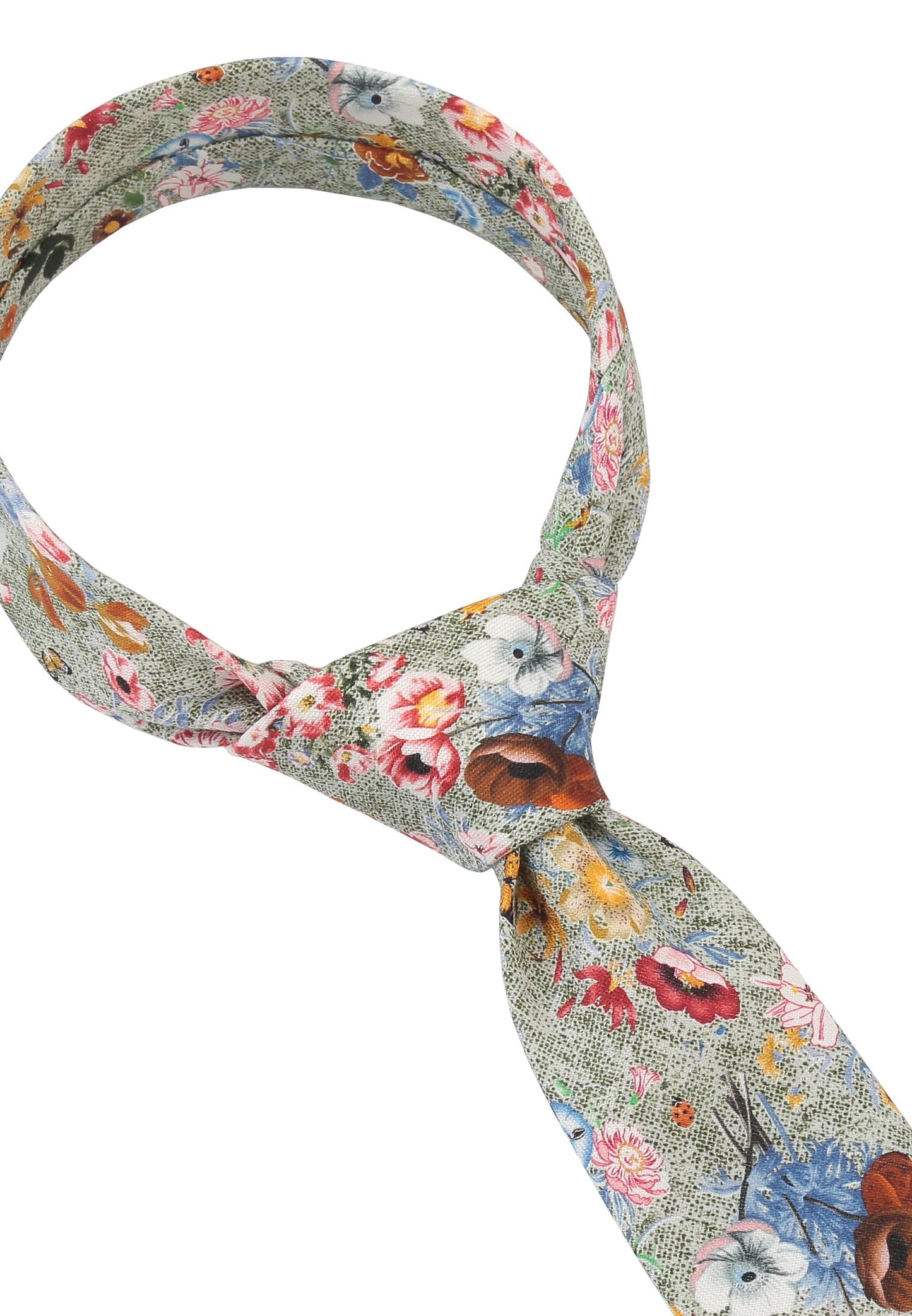 Krawatte Blume 6cm (Fb.2 M-gruen)