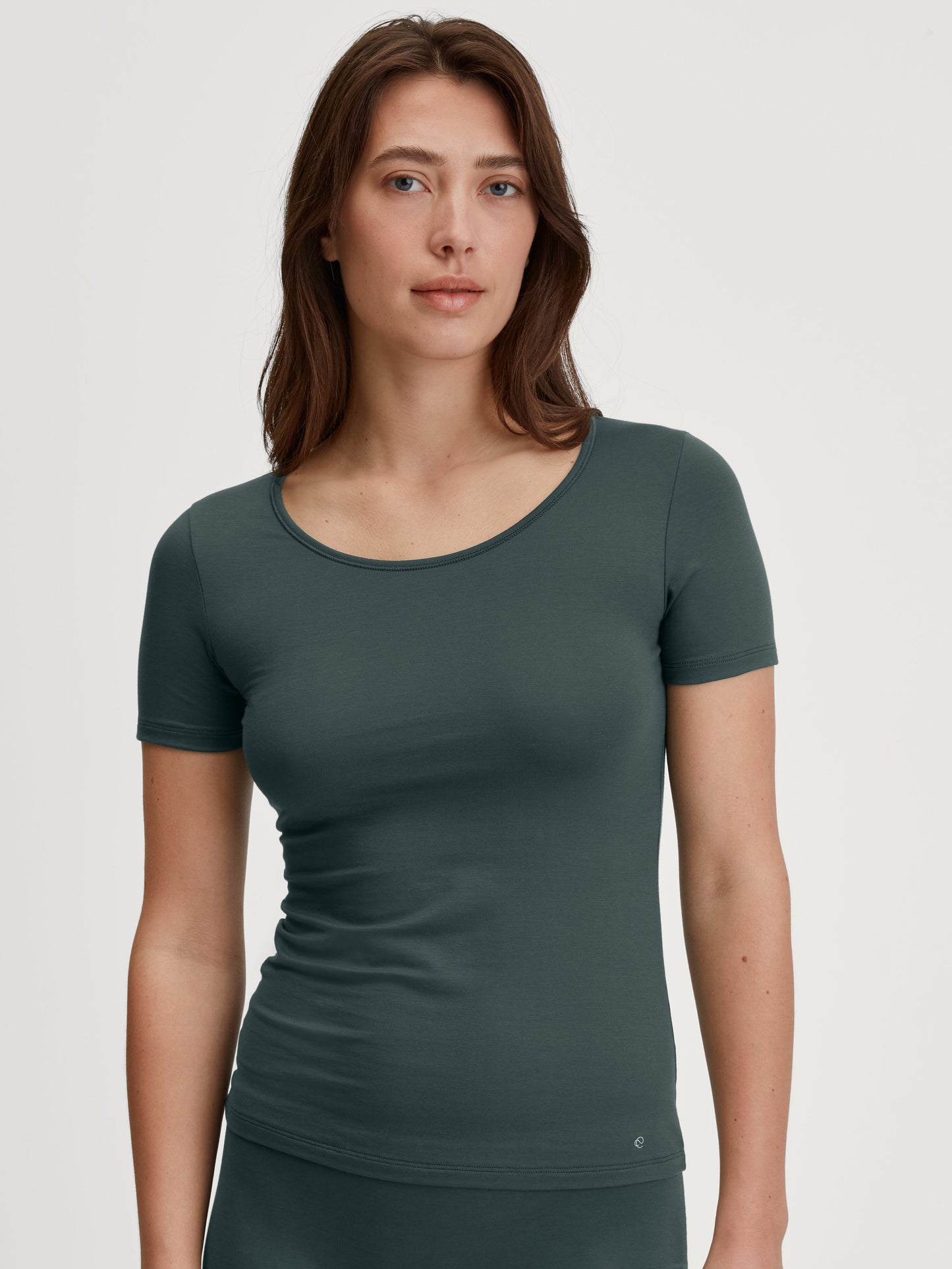 WOMEN Top short-sleeve (Deep Emerald Gre)