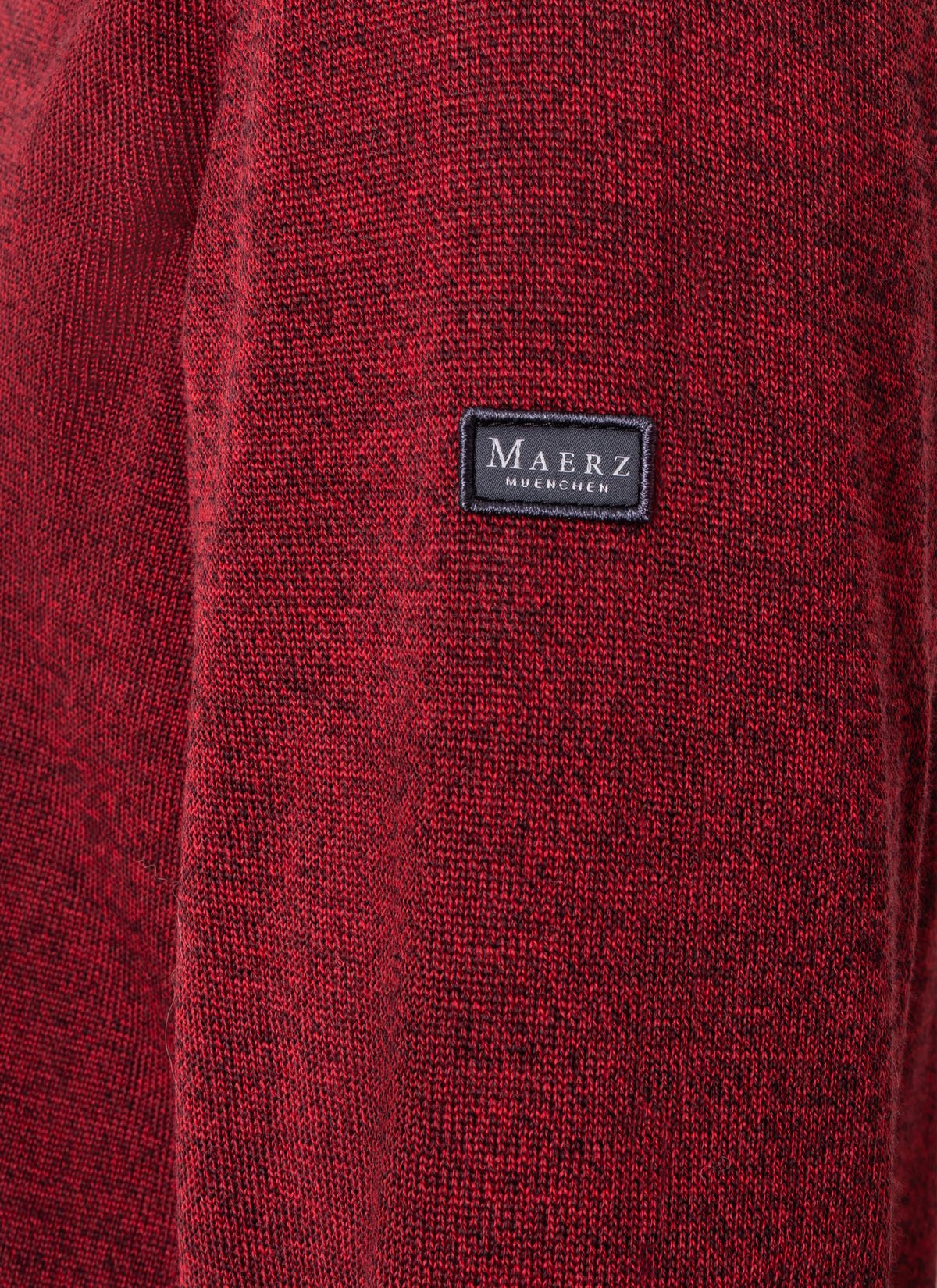 Pullover V-Ausschnitt 1/1 Arm (Merlot)