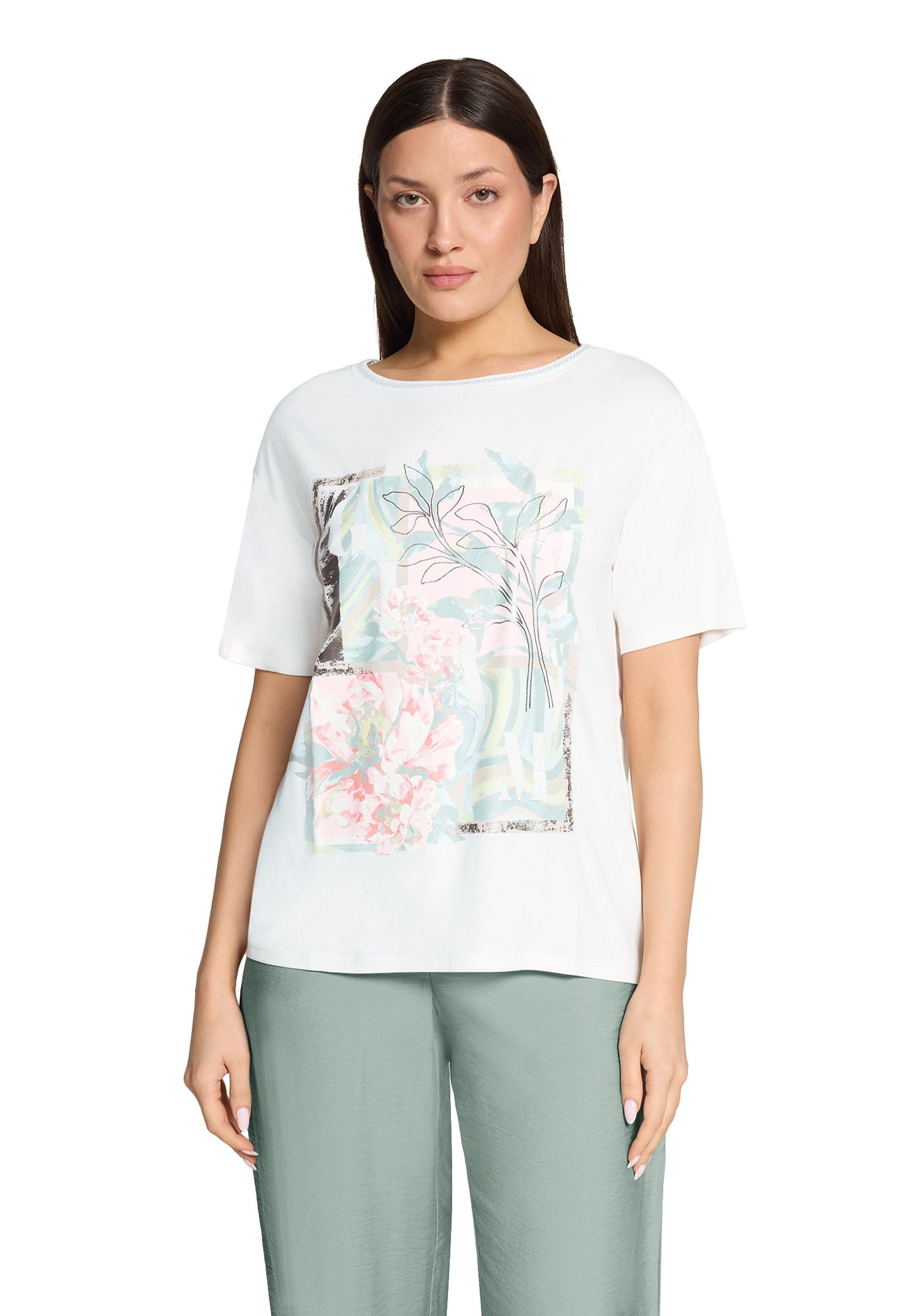 Printshirt (Patch Cream/gre)