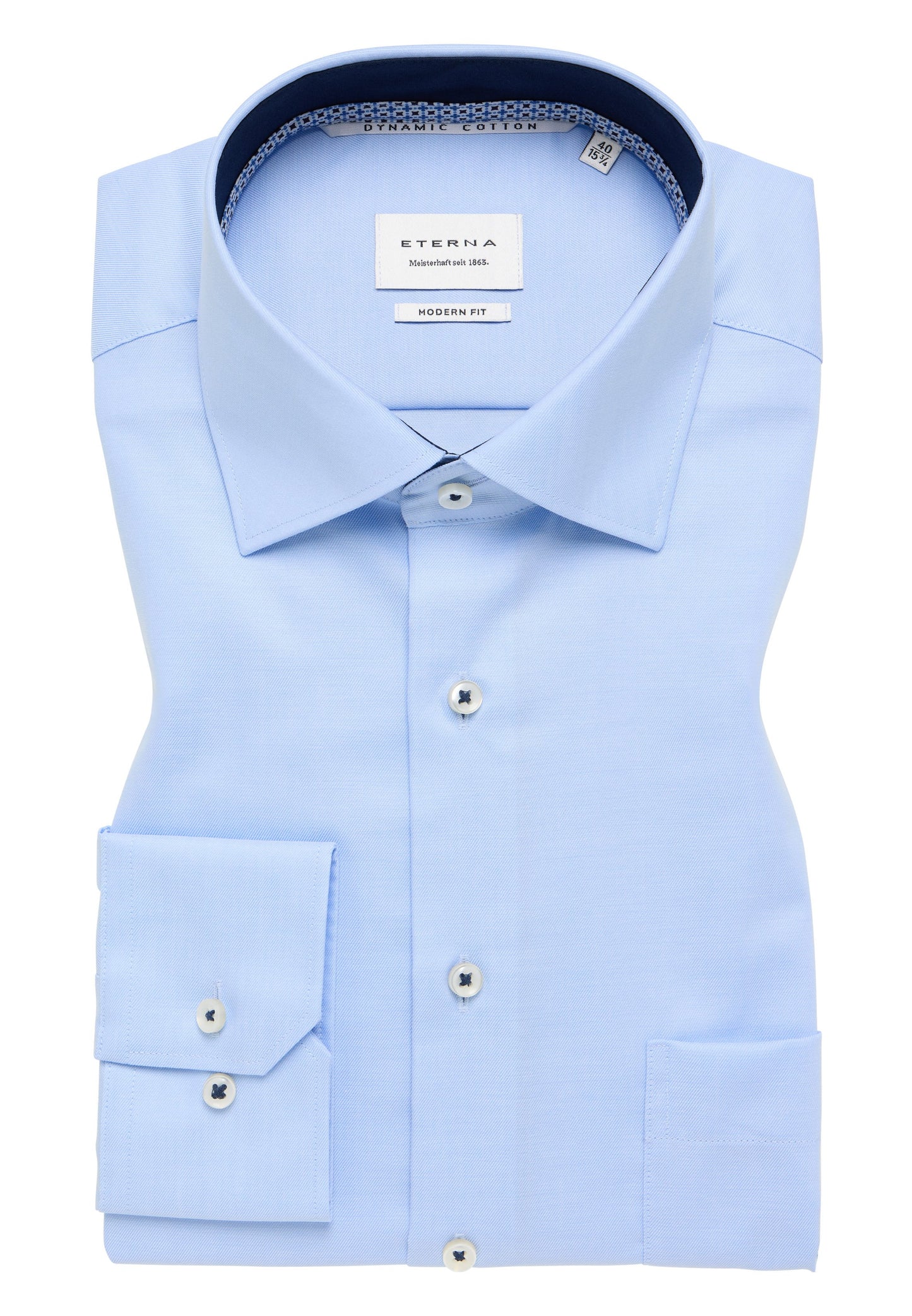 Hemd Twill Langarm (Himmelblau)