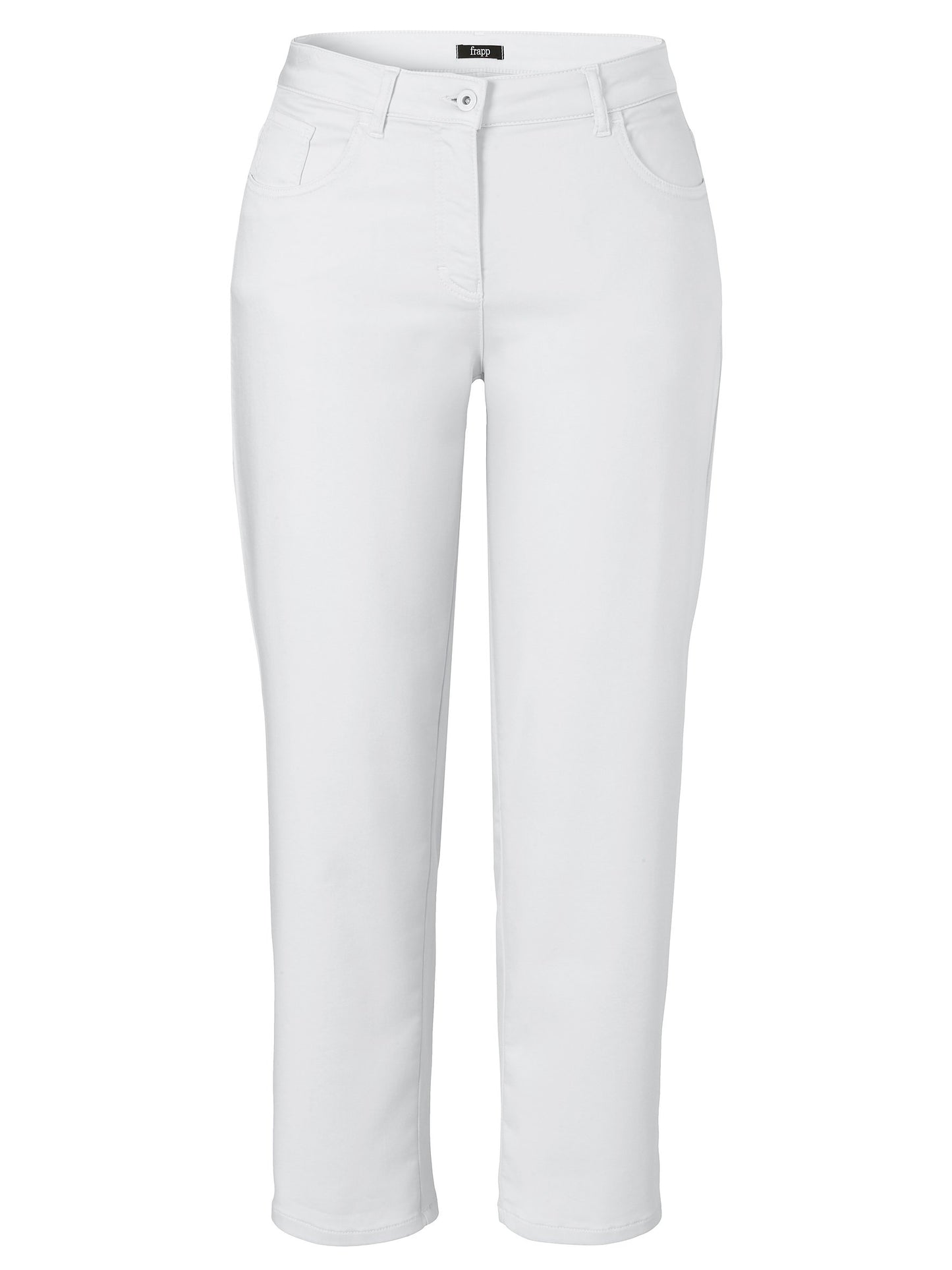 Hose knöchellang schmales Bein (White)