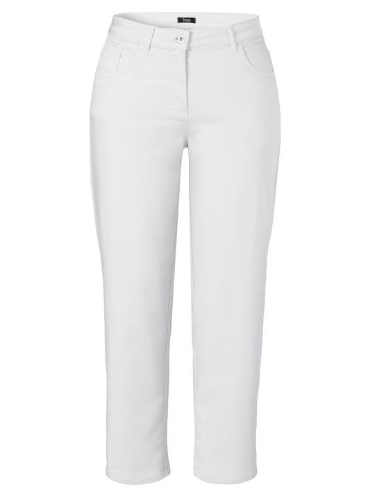 Hose knöchellang schmales Bein (White)