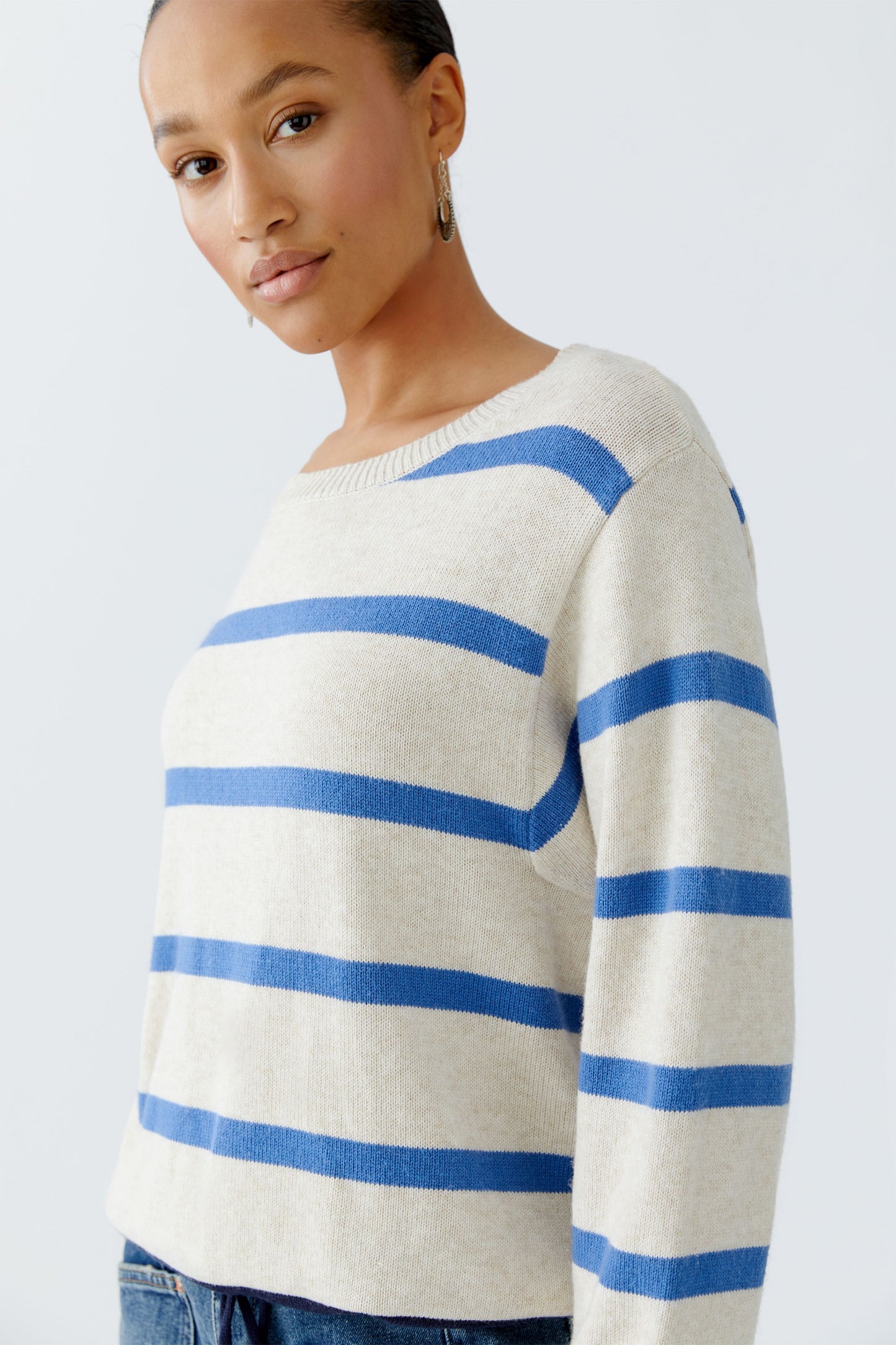 Pullover (Offwhite Blue)