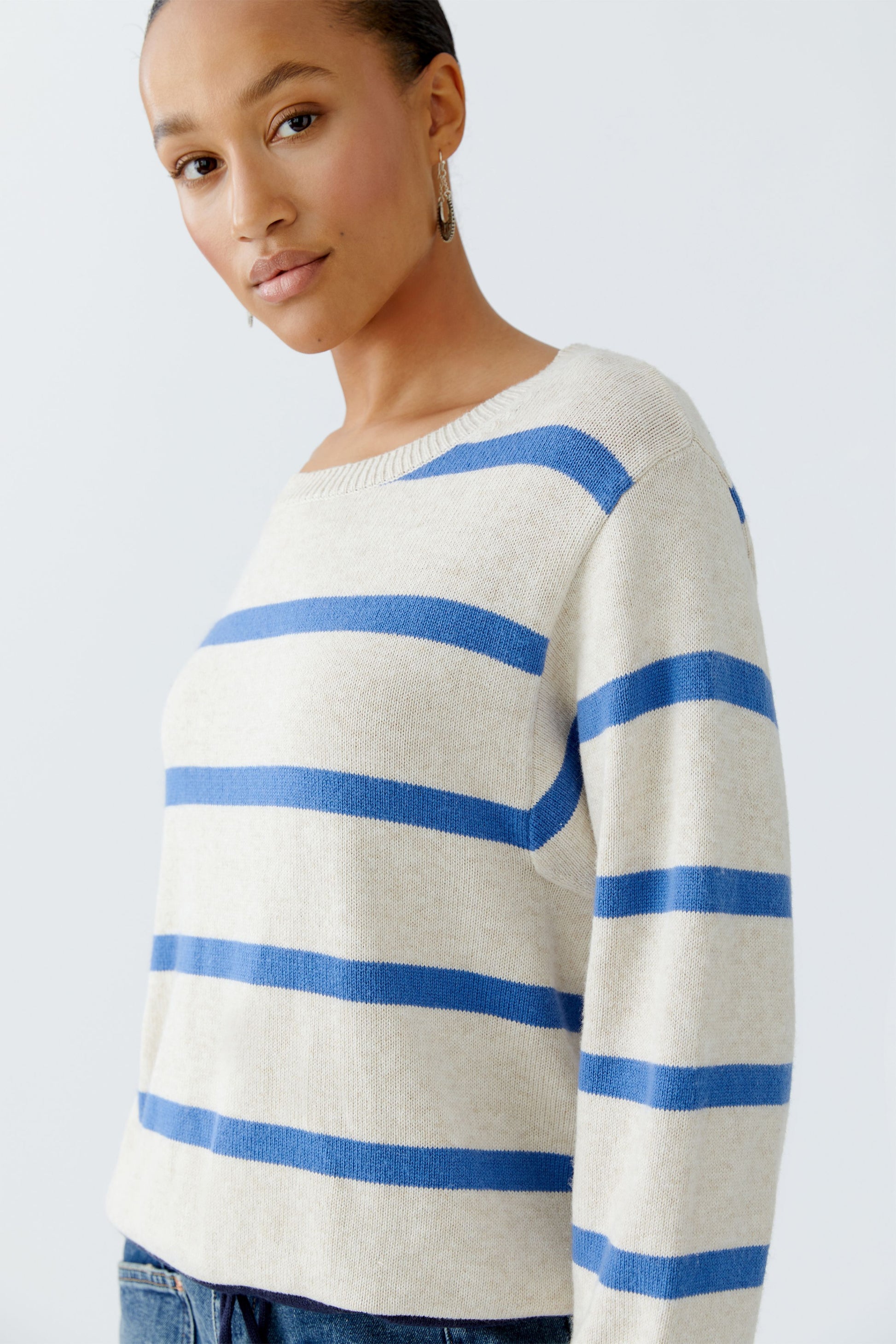 Pullover (Offwhite Blue)