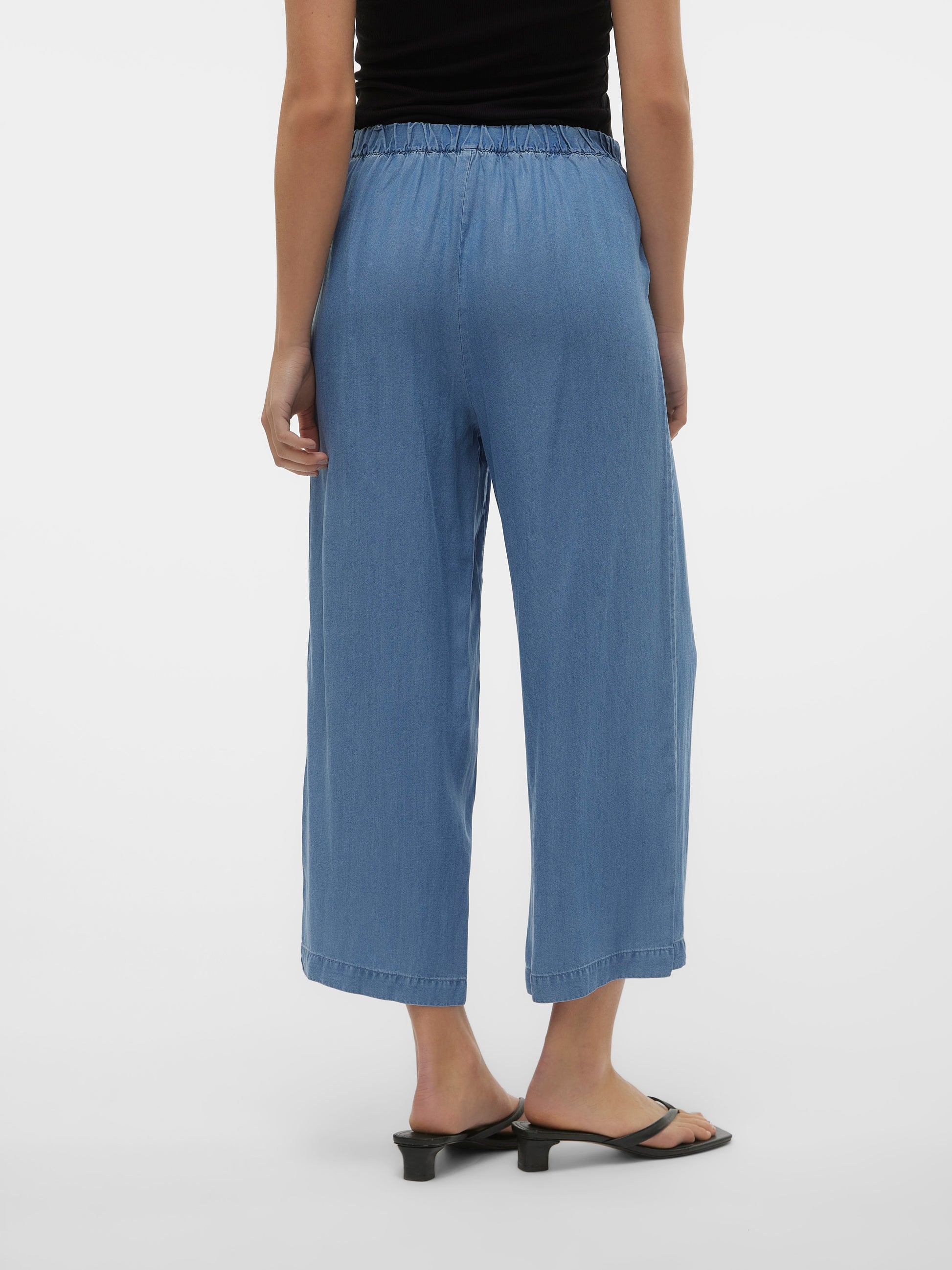 Vmbree Mr Wide Tencel Culotte Ga Noos (Medium Blue D)