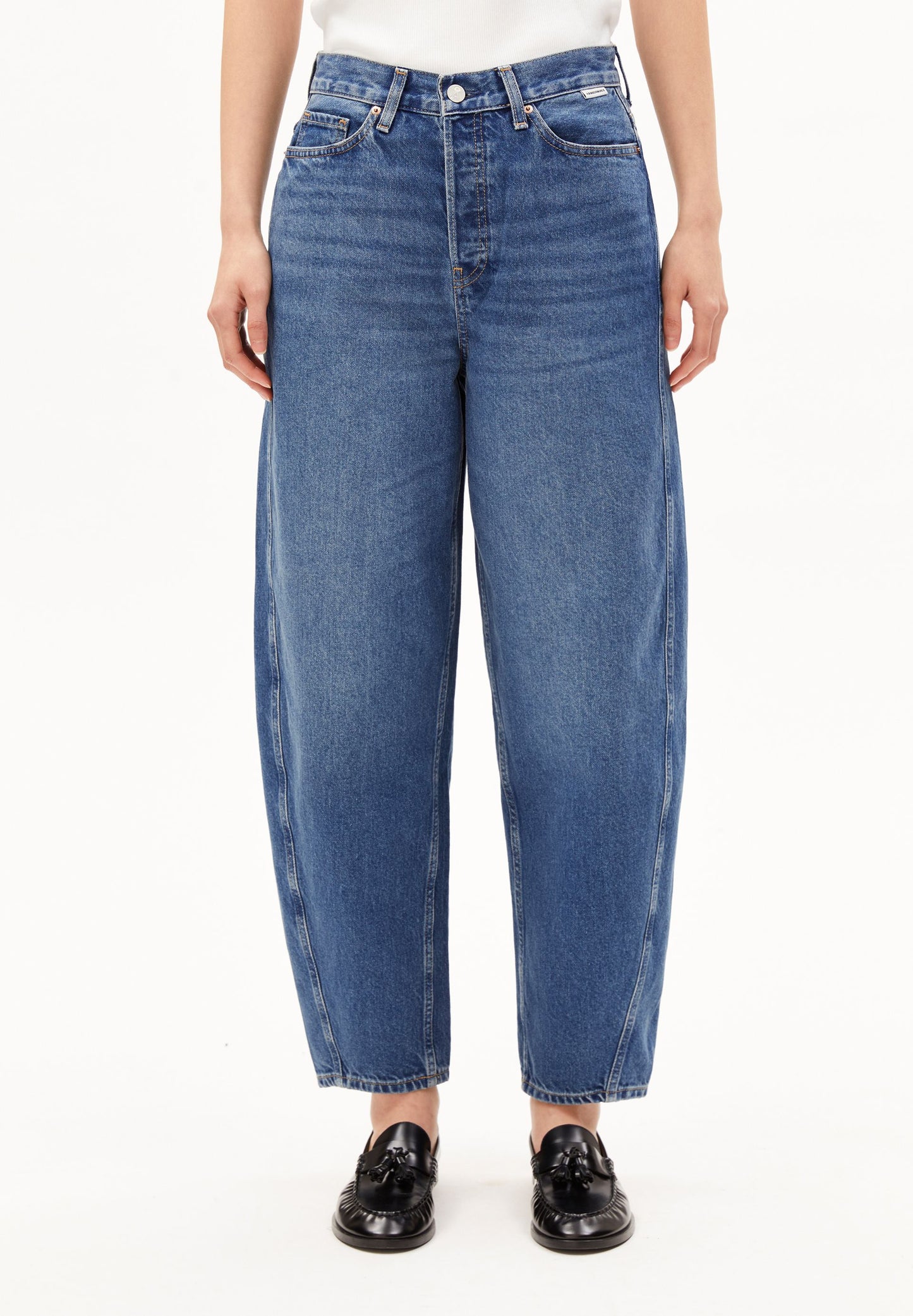 Baarly High Waist Barrel Jean (Crunchy)