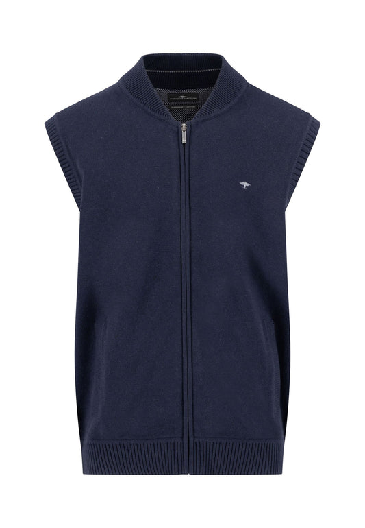 Vest Zip College, Supersoft (Navy)