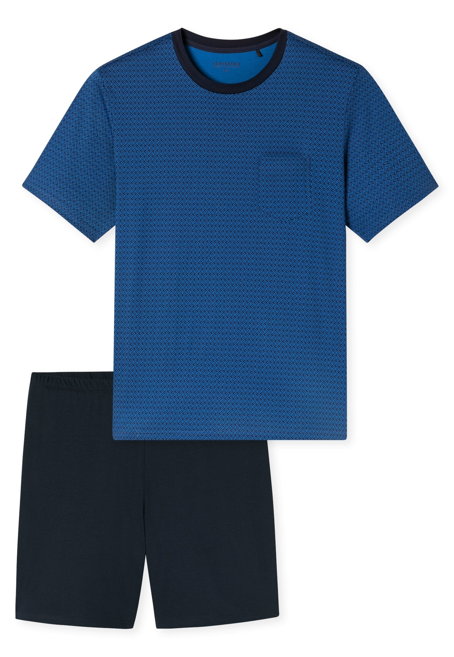Schlafanzug kurz (Blau)