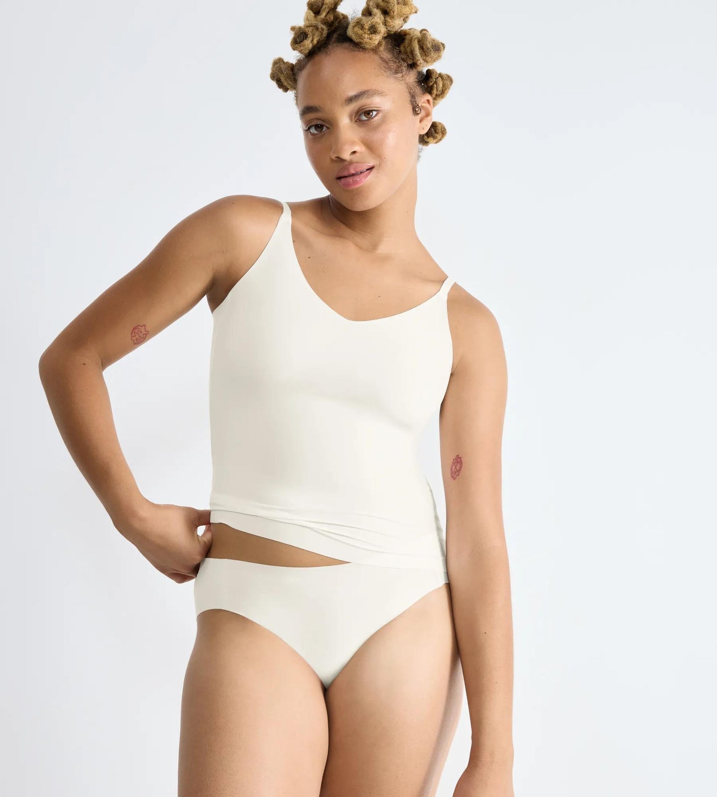 sloggi ZERO Feel 2.0 Spaghetti Top (00gz Silk White)