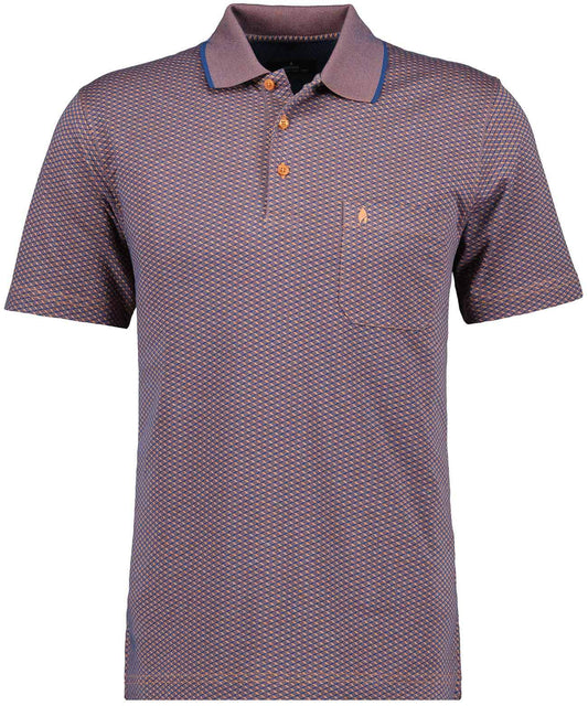 Softknit-Polo Jacquard (Terra)