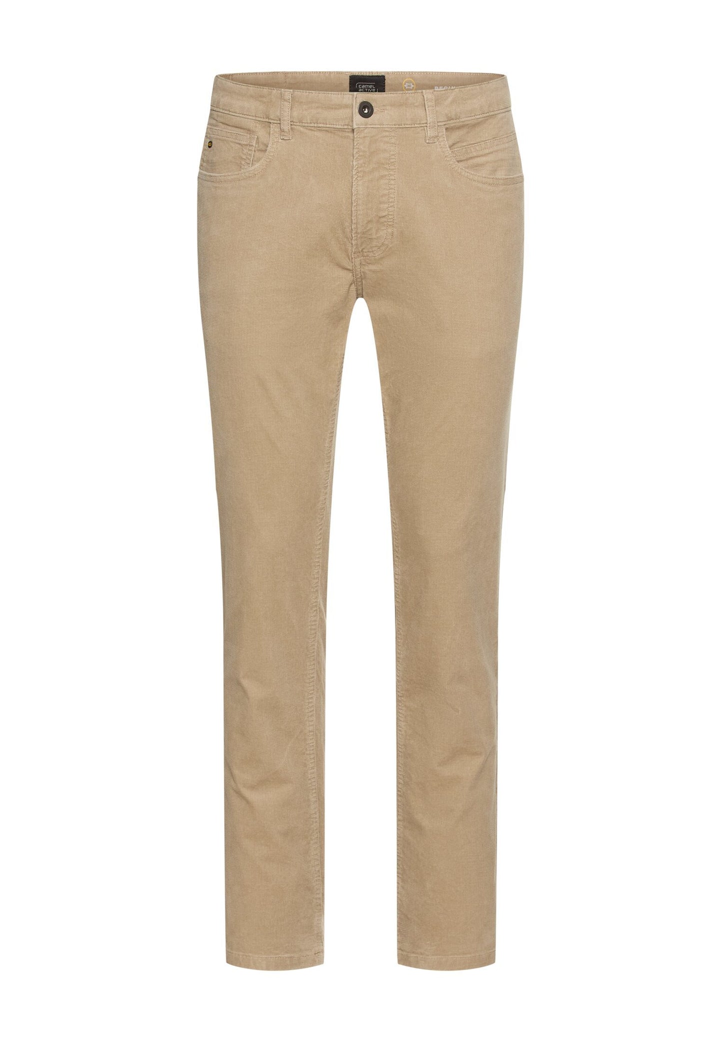 5-Pkt Regular Fit Hose aus Baumwollmix (Beige)