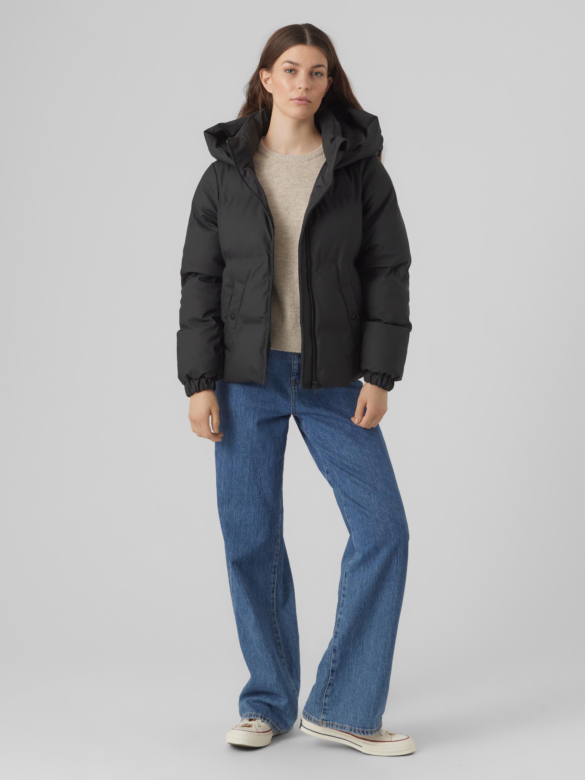 Vmnoe Aw23 Short Coated Jacket Boos (Black)