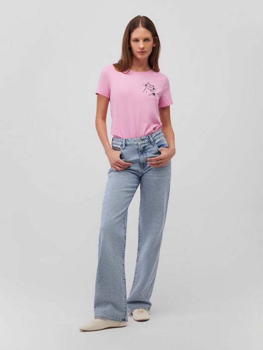 Cat Drink Tee (Moonlite Mauve)