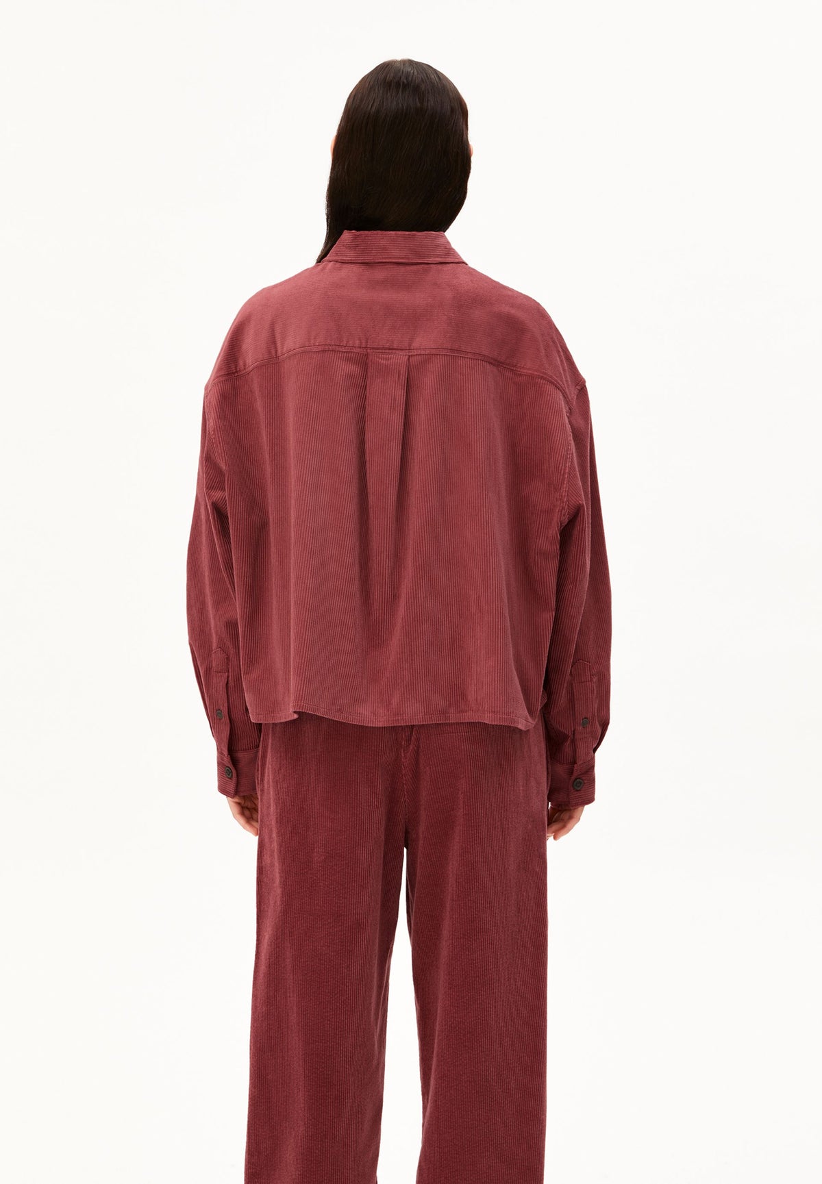 Nalaani Corduroy Blouse (Velvet Ember)