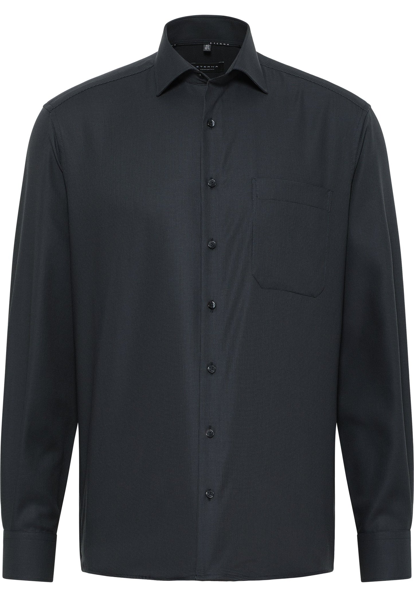 Hemd Twill Langarm (Anthrazit)