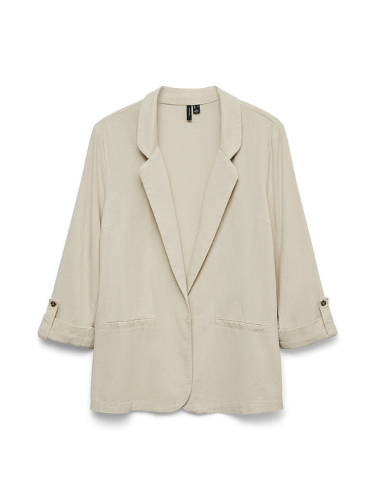 Vmjesmilo 3/4 Loose Blazer Wvn Noos (Silver Lining)