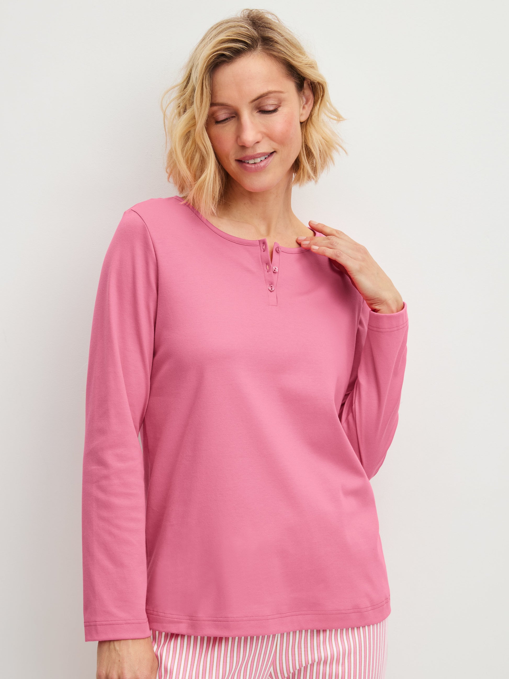 DAMEN Shirt langarm (Sugar Melon)