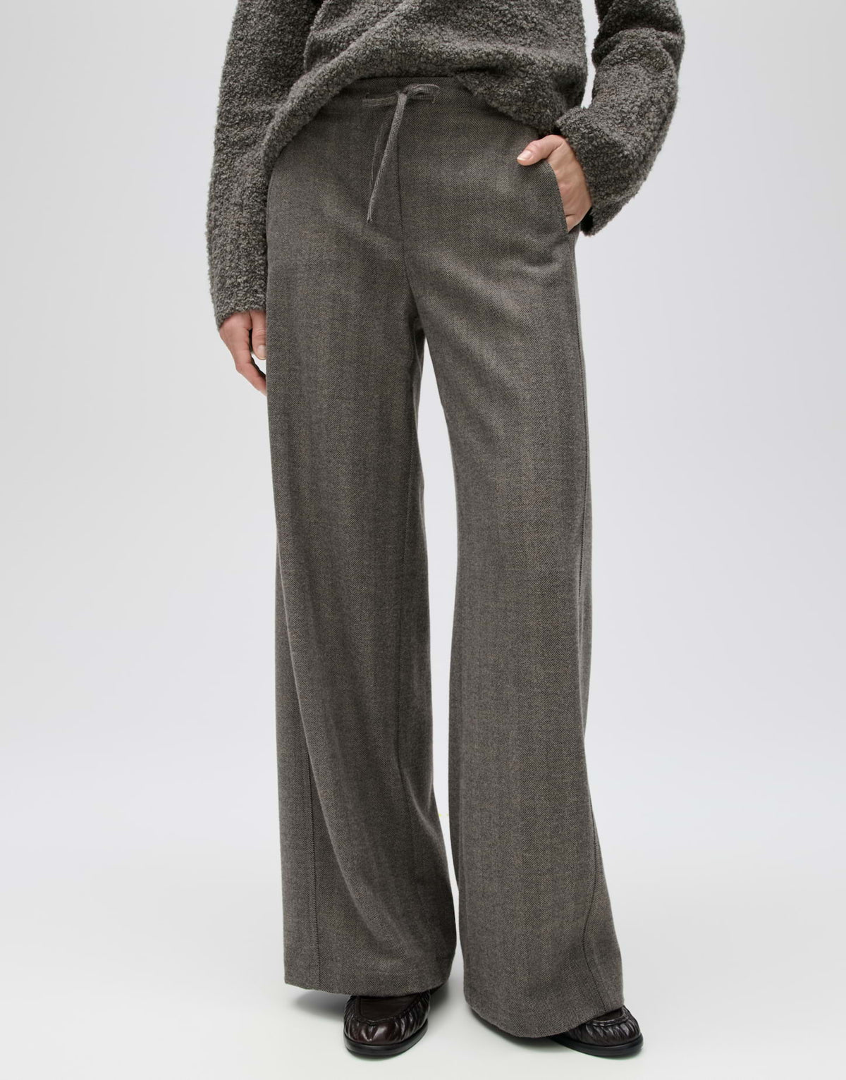 Melane herringbone (Warm Greige)