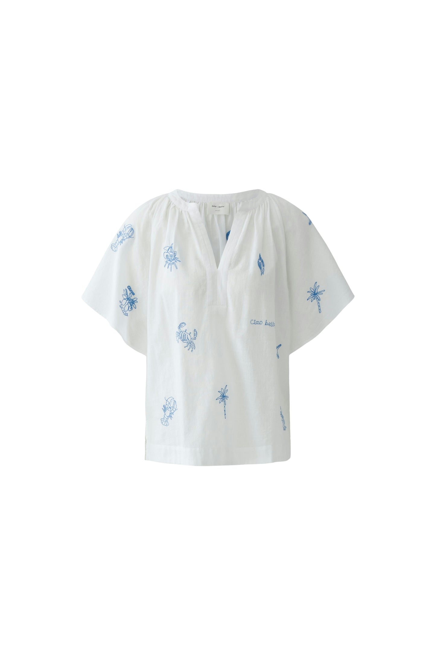 Bluse (White Blue)