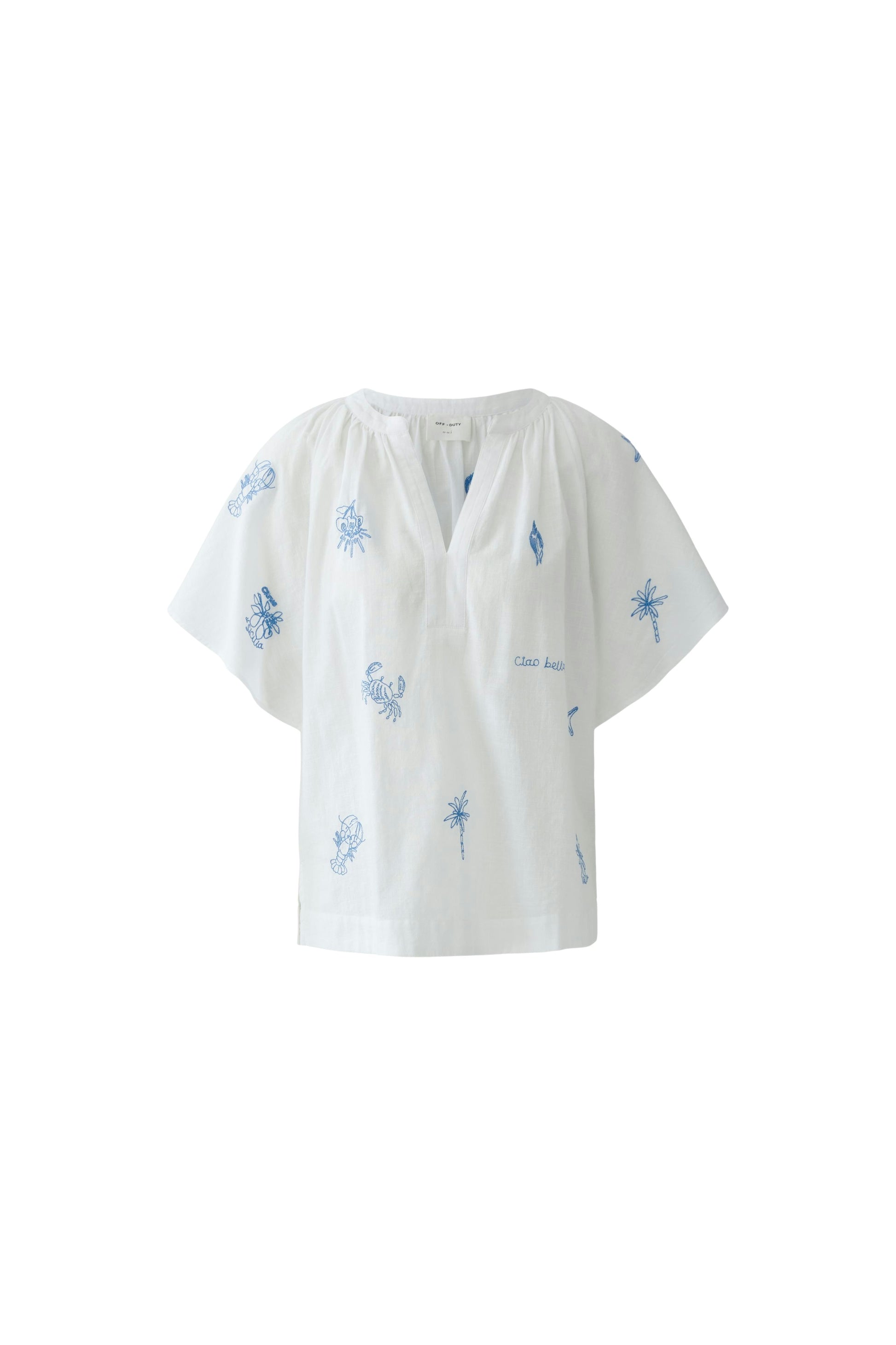 Bluse (White Blue)