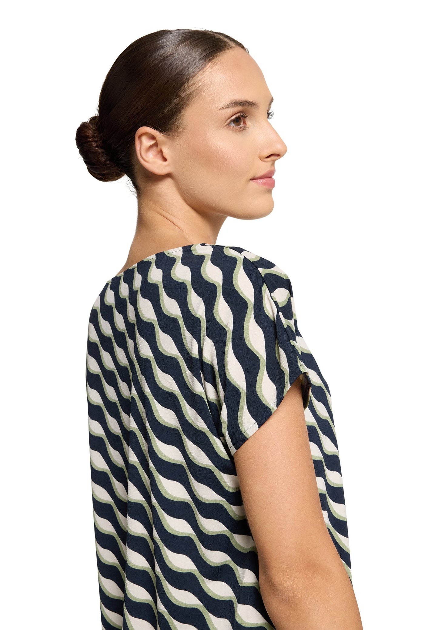 Printshirt (Dark Blue/green)