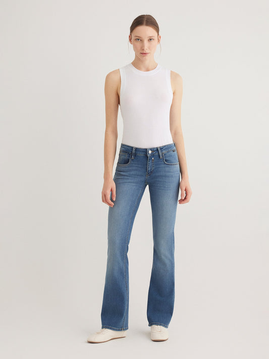 Bella Mid-rise (Dark Brushed V)