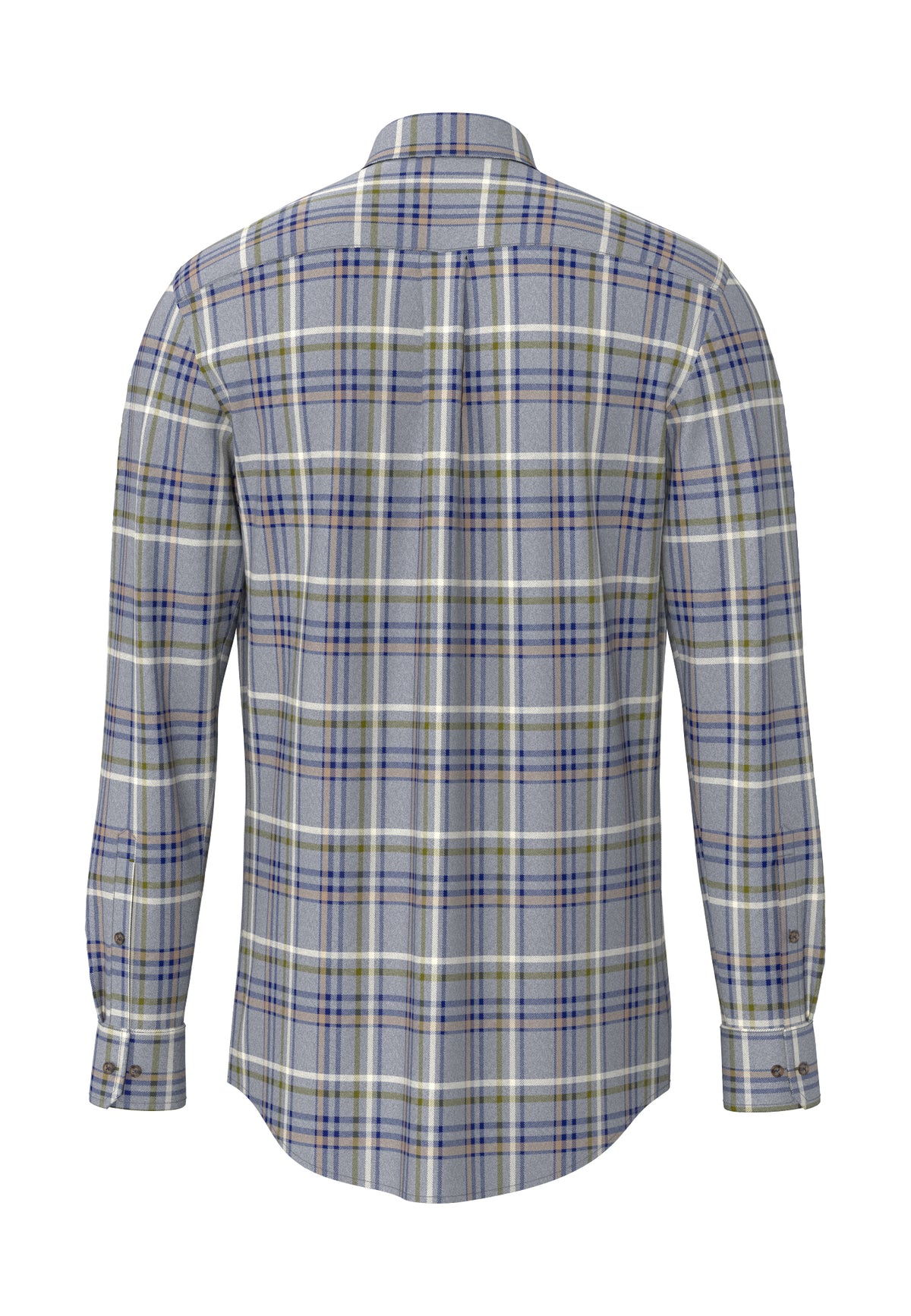 Premium Melange Check, B.D., 1/1 (Air Blue)