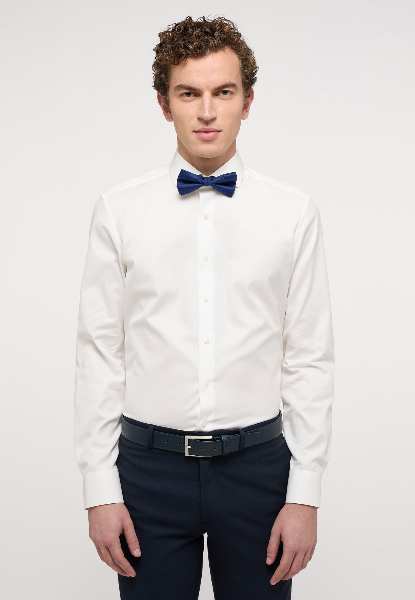 Eterna Langarm Hemd Slim Fit Cover Shirt Twill (Champagner)
