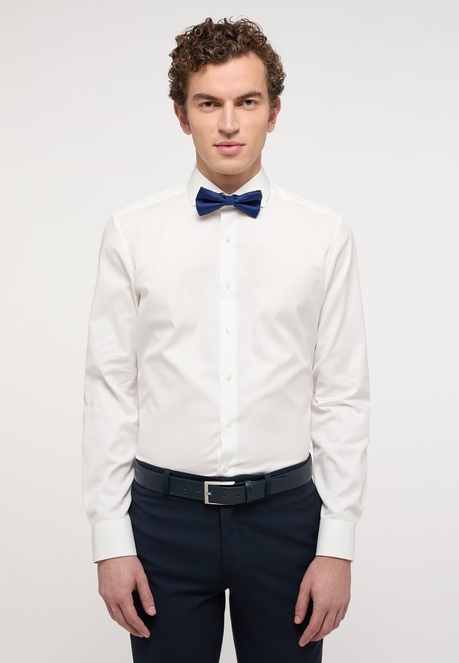 Eterna Langarm Hemd Slim Fit Cover Shirt Twill (Champagner)