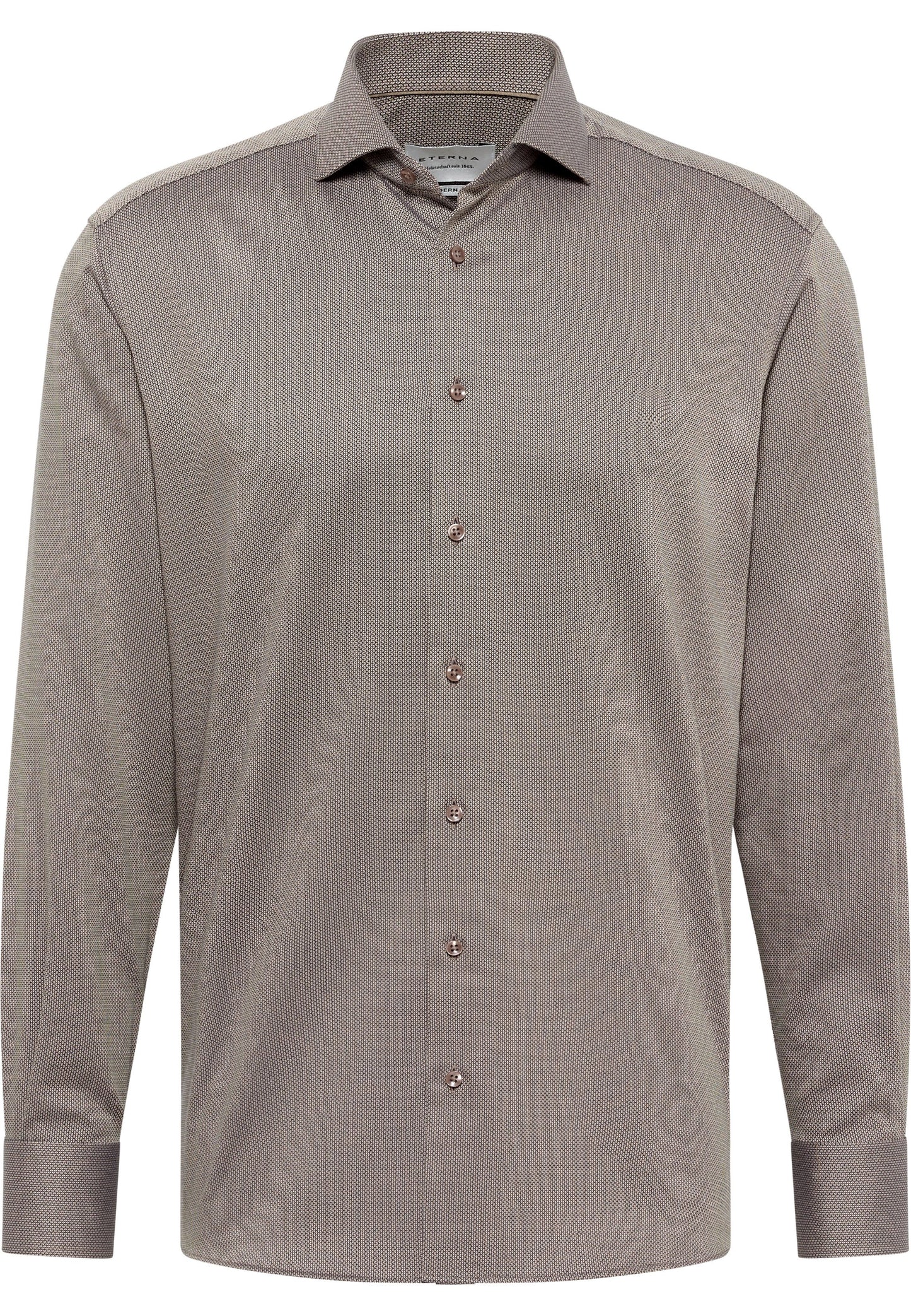 Hemd  Langarm (Beige-braun)