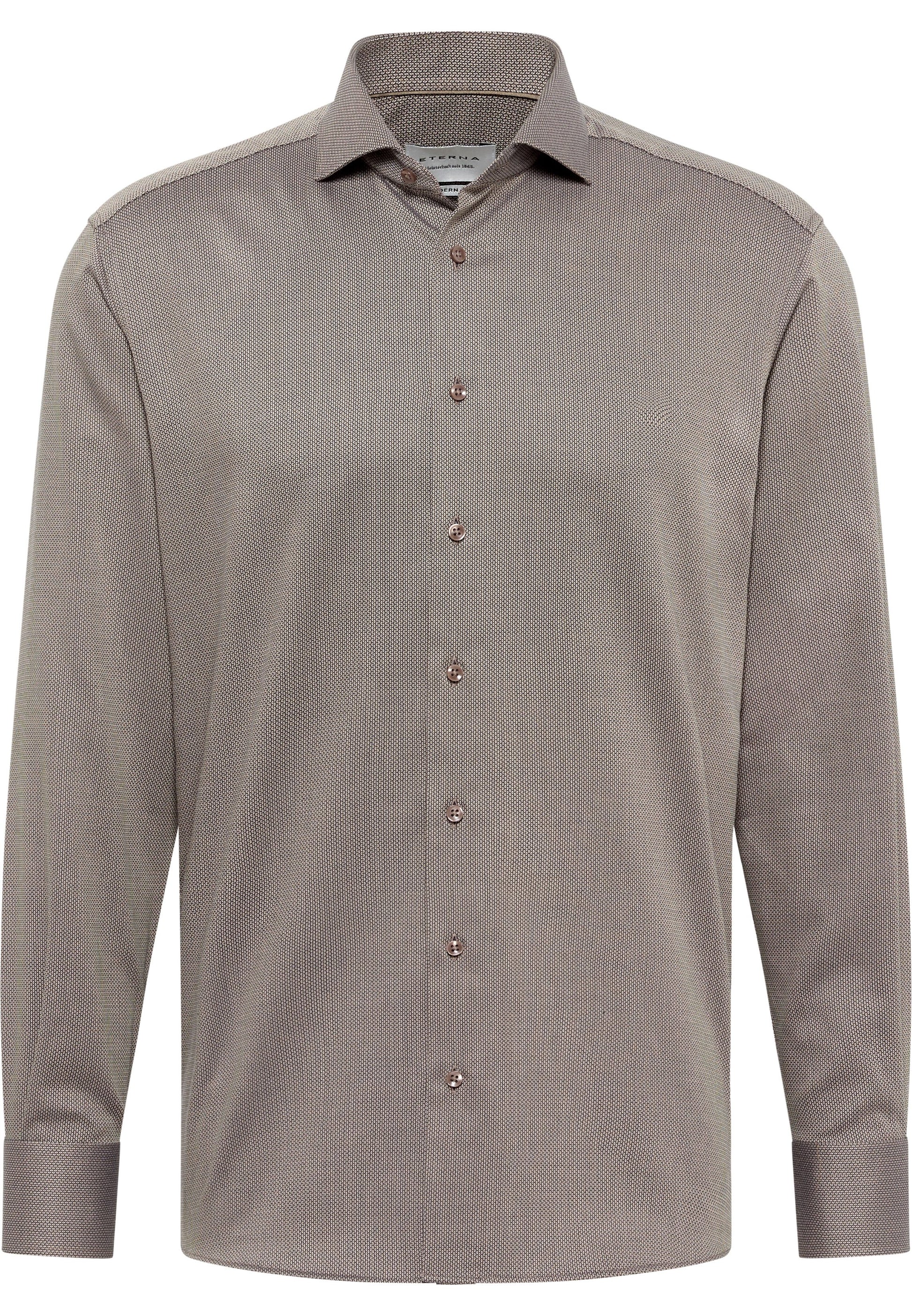 Hemd  Langarm (Beige-braun)