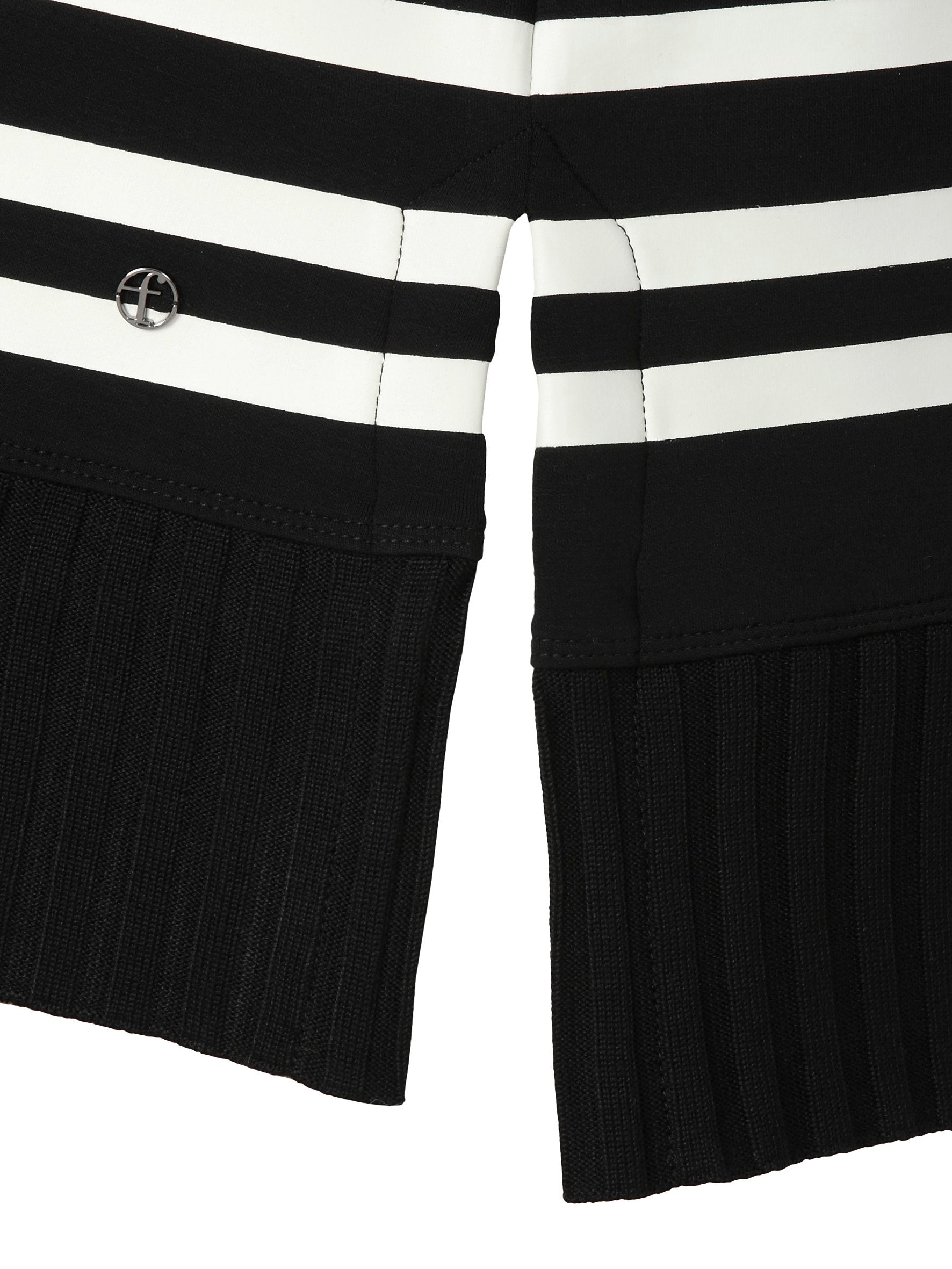 Sweatshirt Kapuze 1/1 Arm (Black / Offwh)