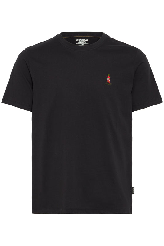 Bhimari Small Emb  S/s Tee (Black Beau)