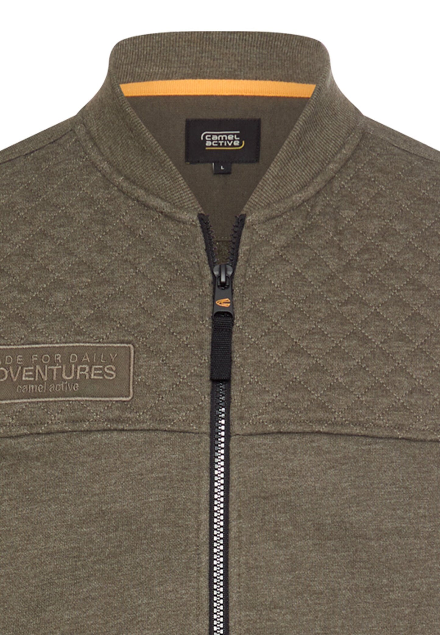 Sweat-Bomberjacke mit Ärmeltasche (Dark Olive Green)