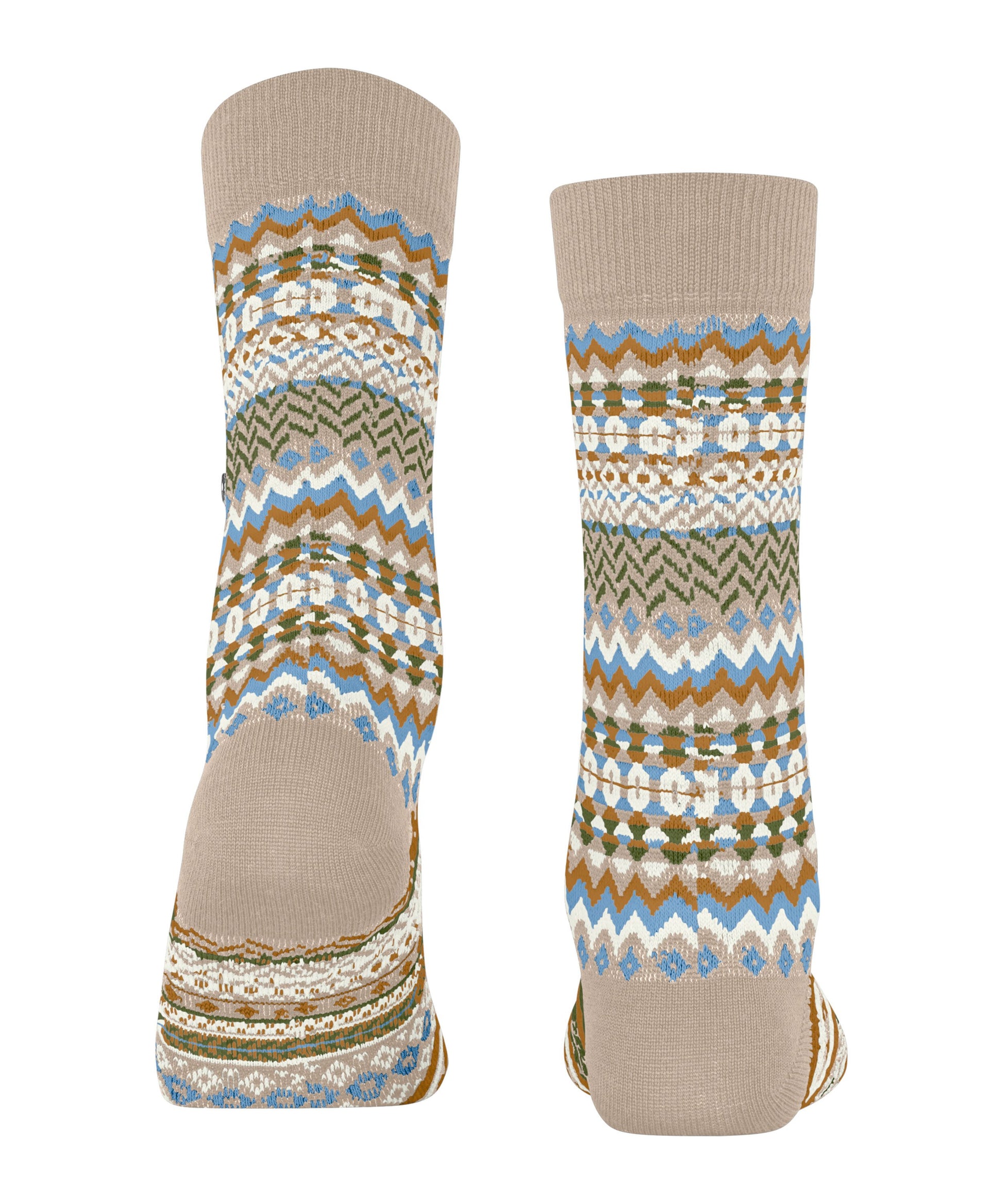 Burlington Fair Isle Damen (Cafe Latte)