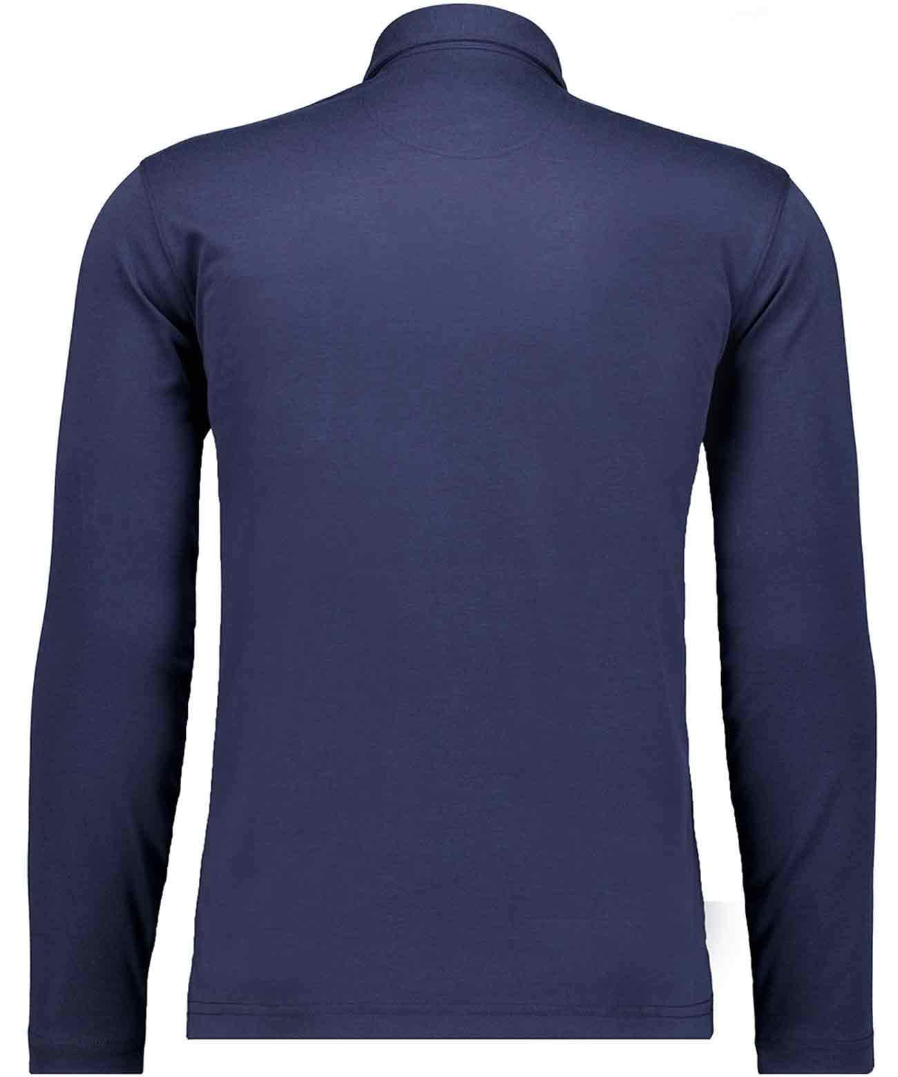 Softknit-Polo Kent-Kragen, Velvet-Touch (Marine)