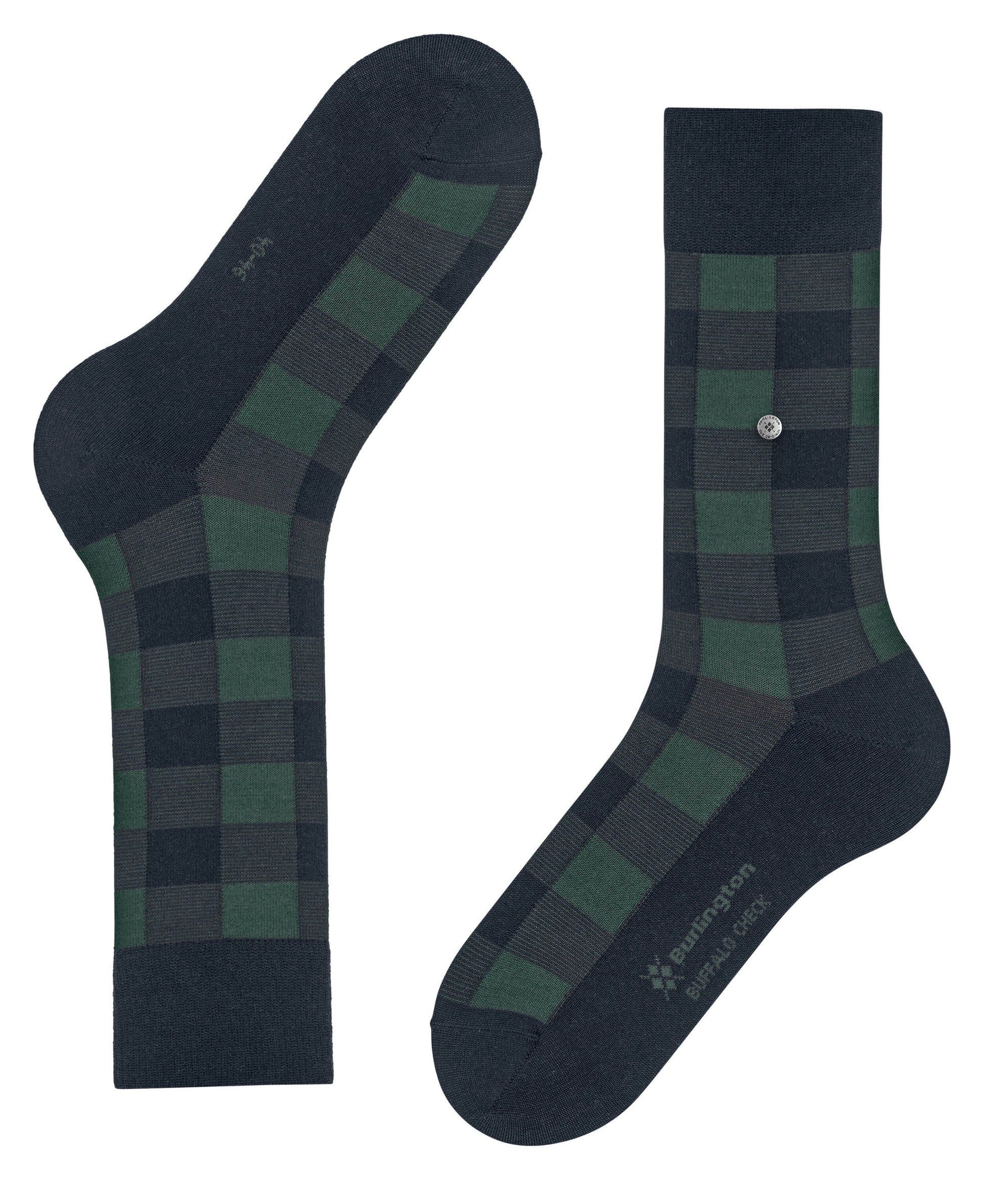 Burlington Buffalo Check Herren (Marine)